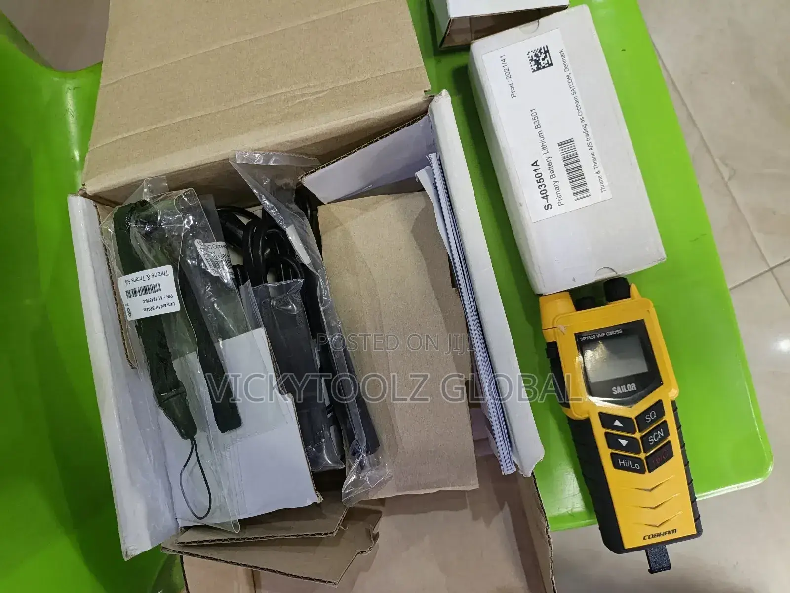 Sailor Sp3520 Portable VHF GMDSS ( Full Component and Lithium Battery)
