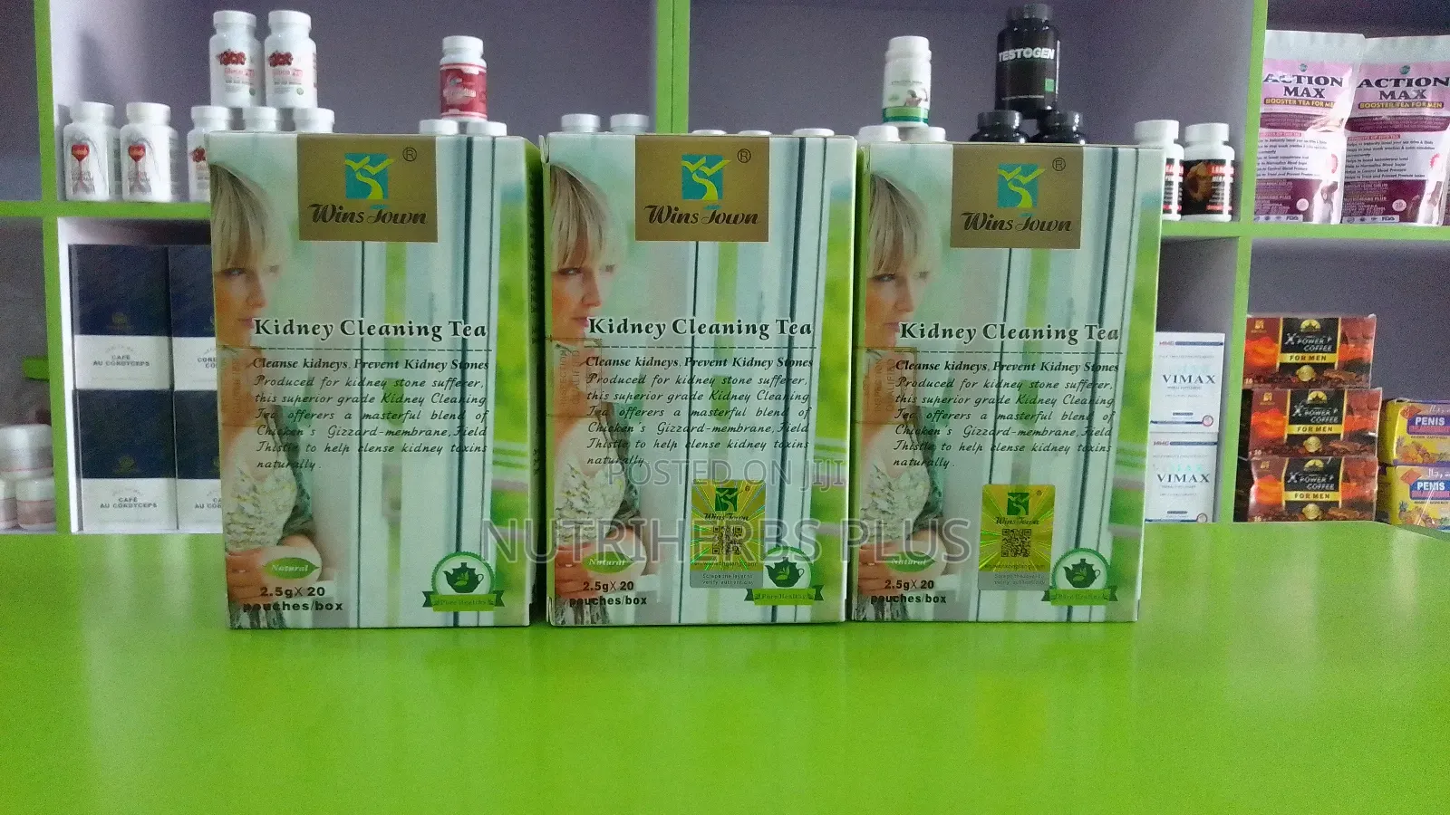 Wins Town Kidney Cleaning Tea: For Kidney Stones (3 Packs)