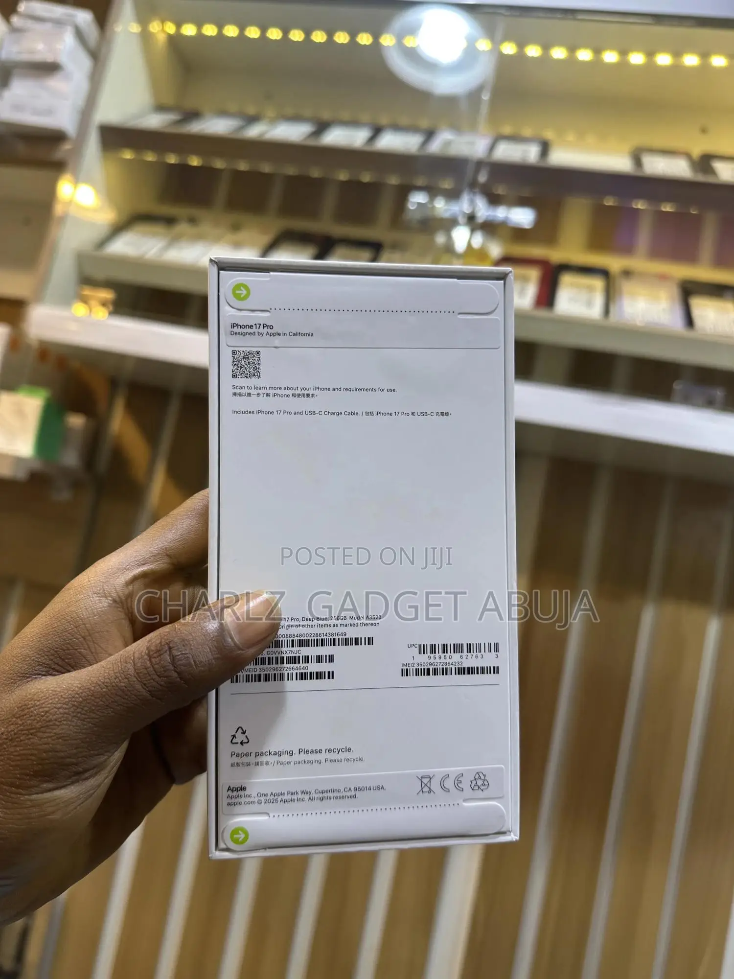 New Apple iPhone 17 Pro Max 256 GB Blue