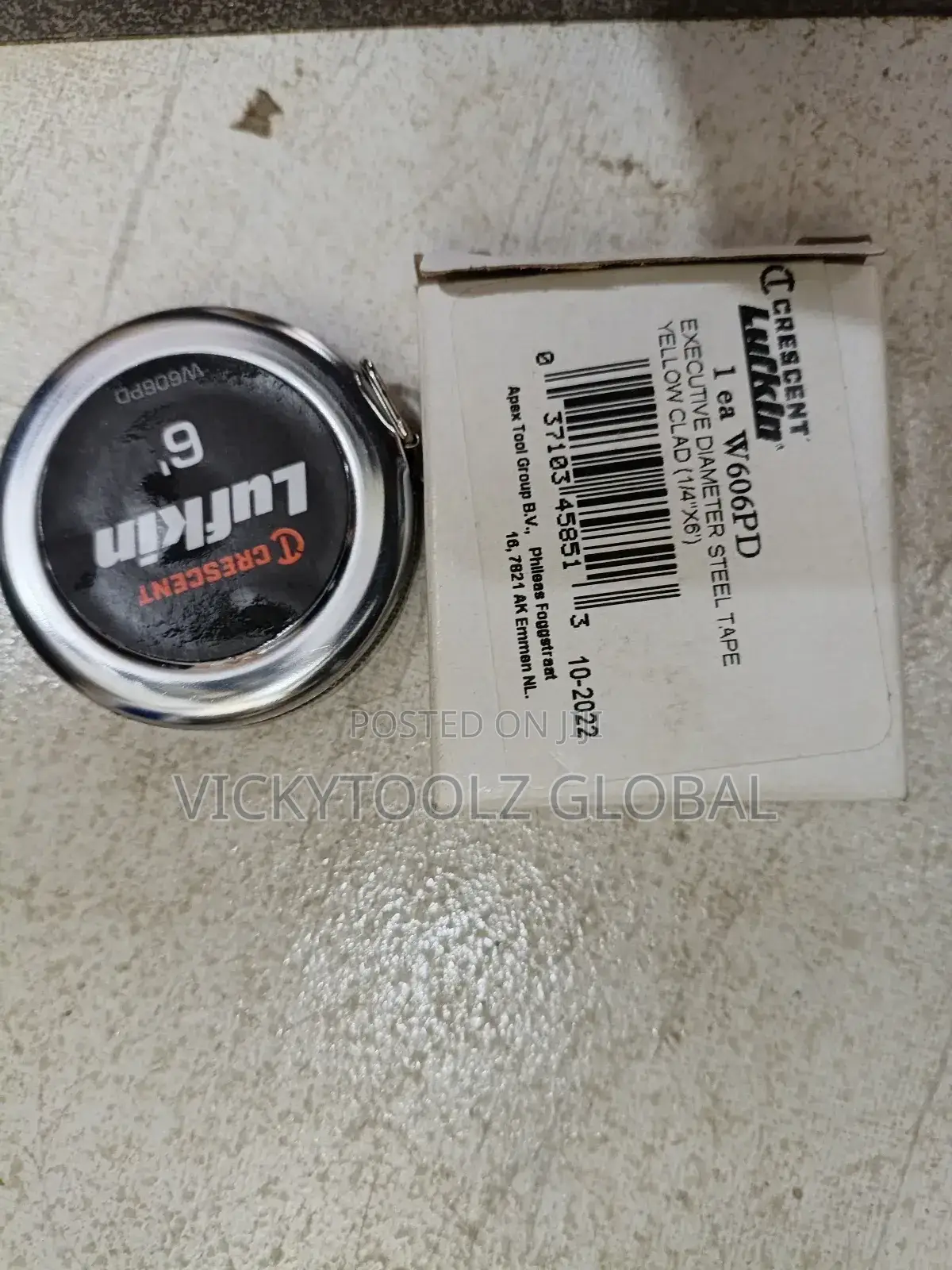Od Tape Crescent Lufkin Steel Tape 6" (Outside Diameter)