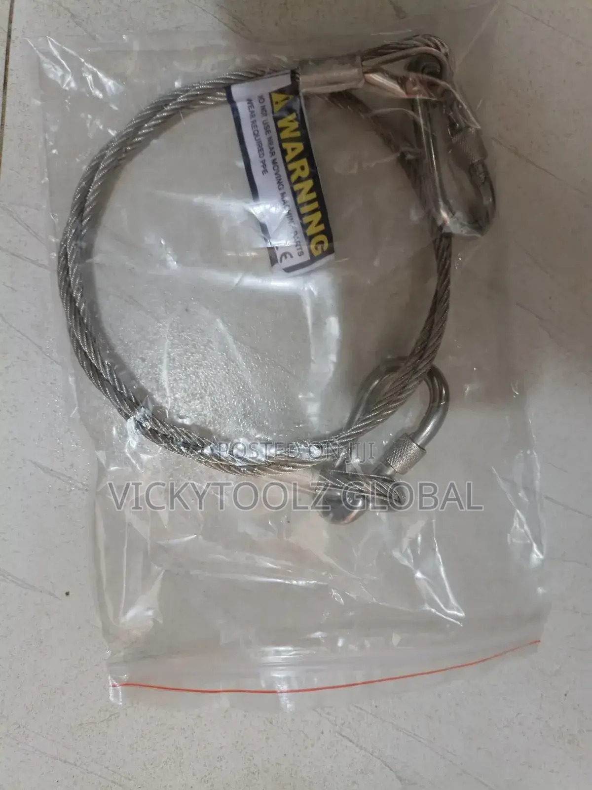 Stopdrop 1.5meter Heavyduty Wire Lanyard