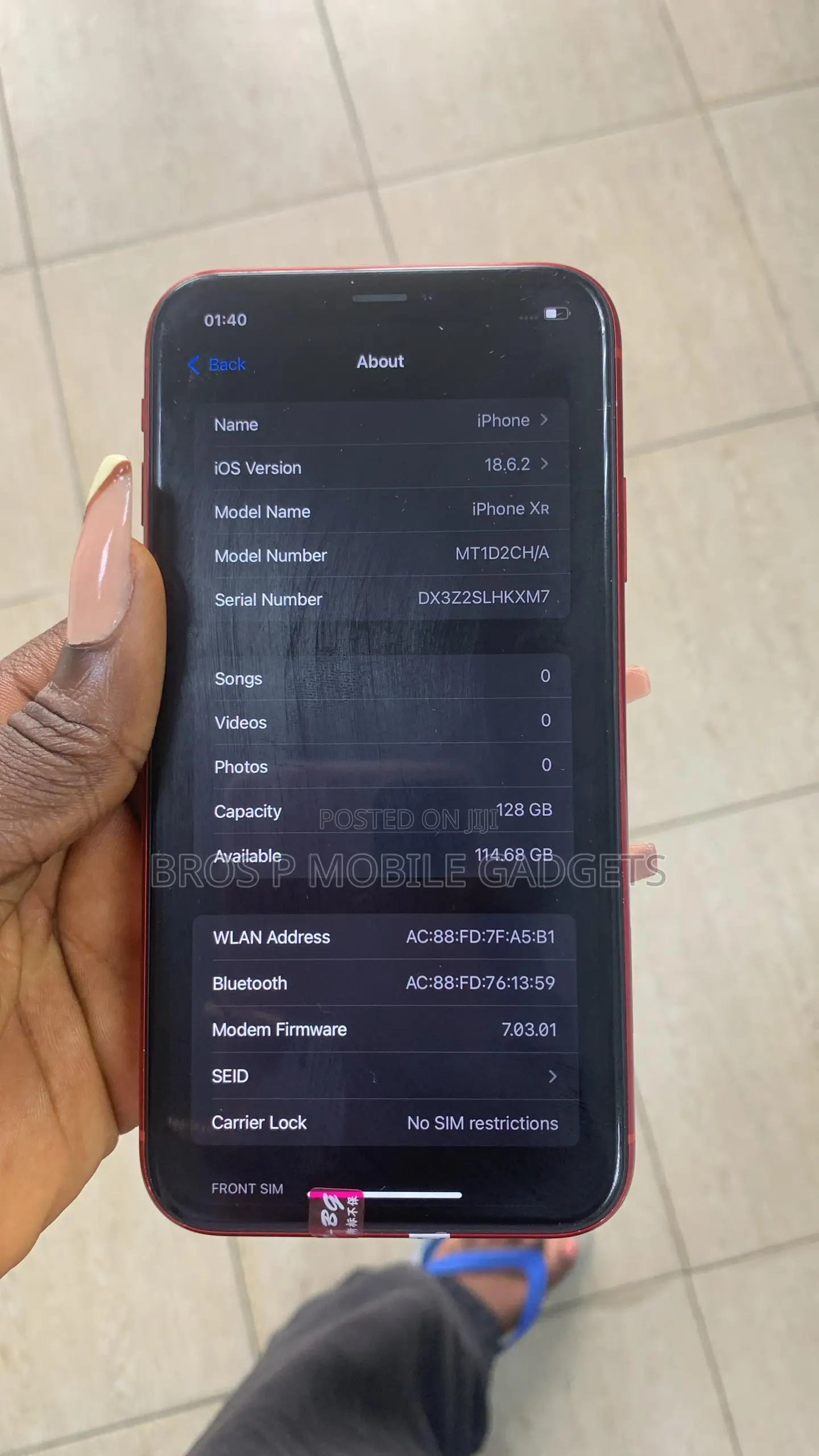 Apple iPhone XR 128 GB Red