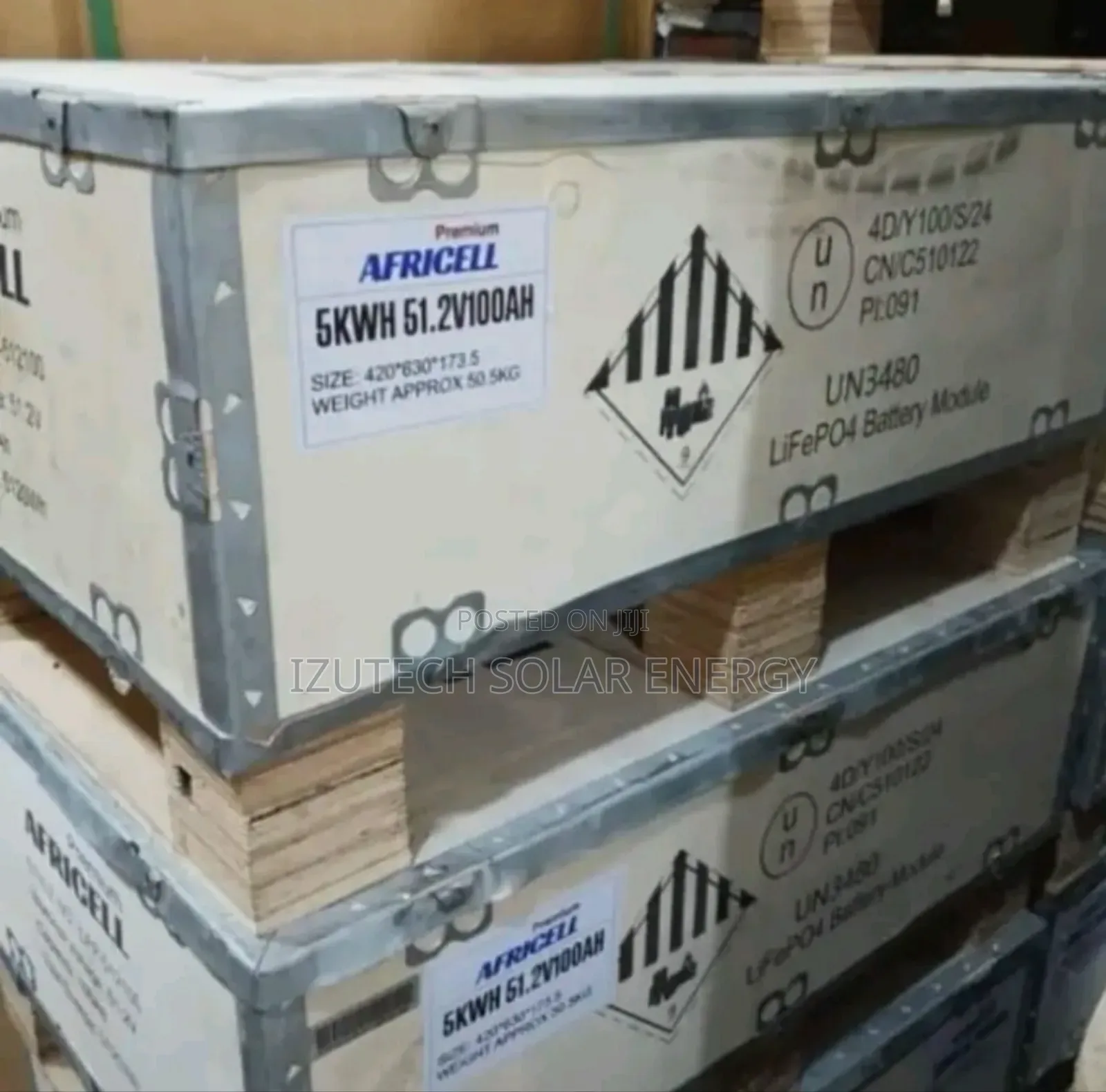 Africell 5kwh Lithium Ion Battery 51.2v 