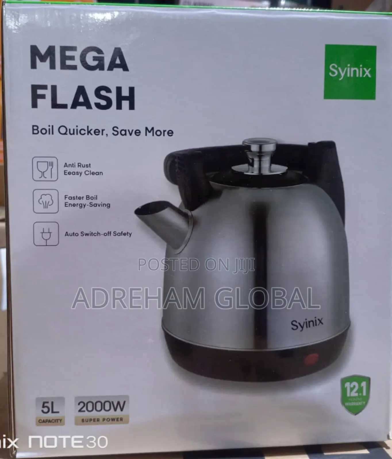 Syinix Maga Flash 5l Electric Kettle/Jug