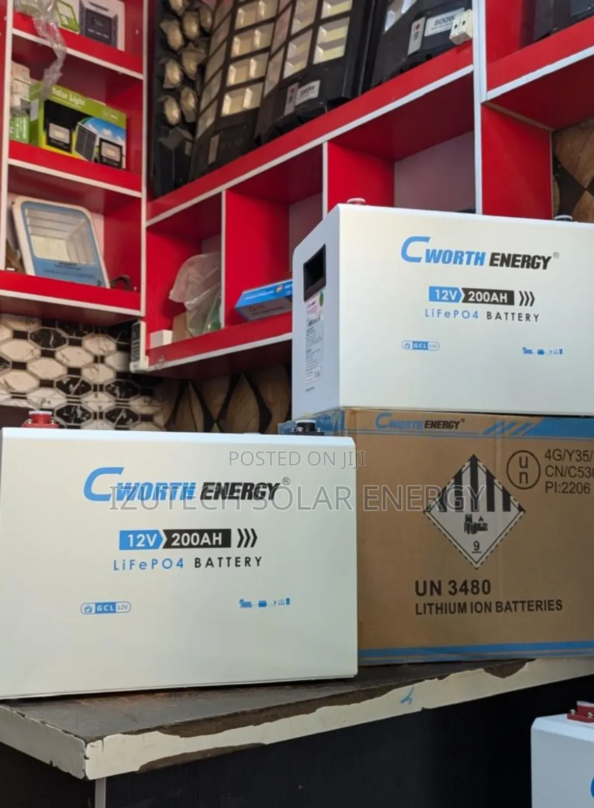 Cworth Energy 2.5kwh Lithium Ion Battery 12v
