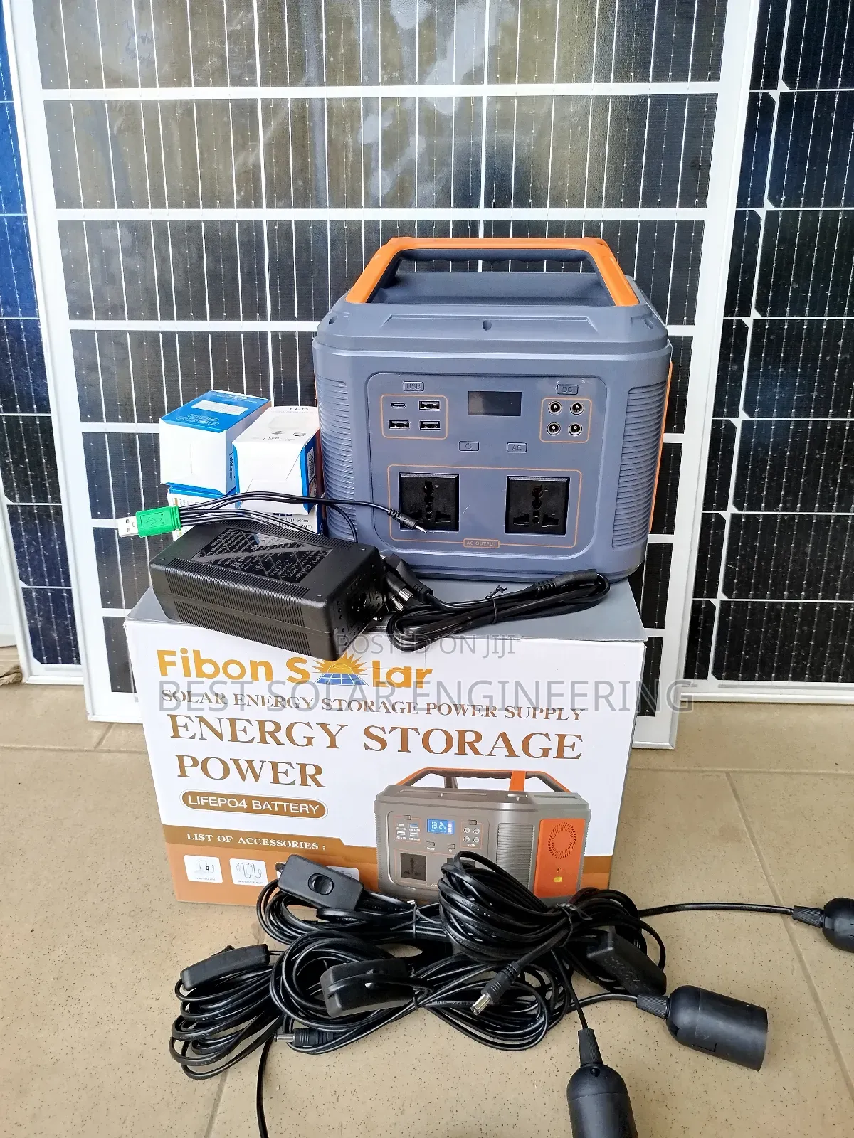 550w Solar Generator With 150w Solar Panel