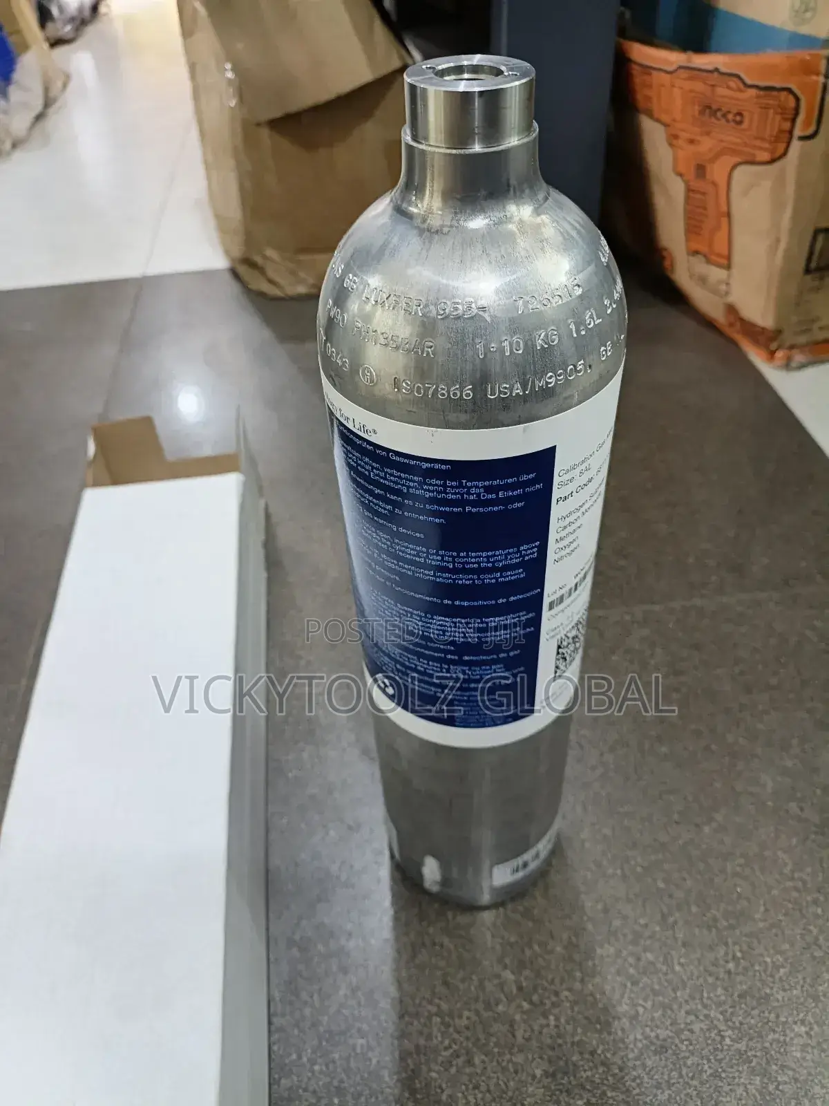 Drager Calibration Gas Mixture (500psi)