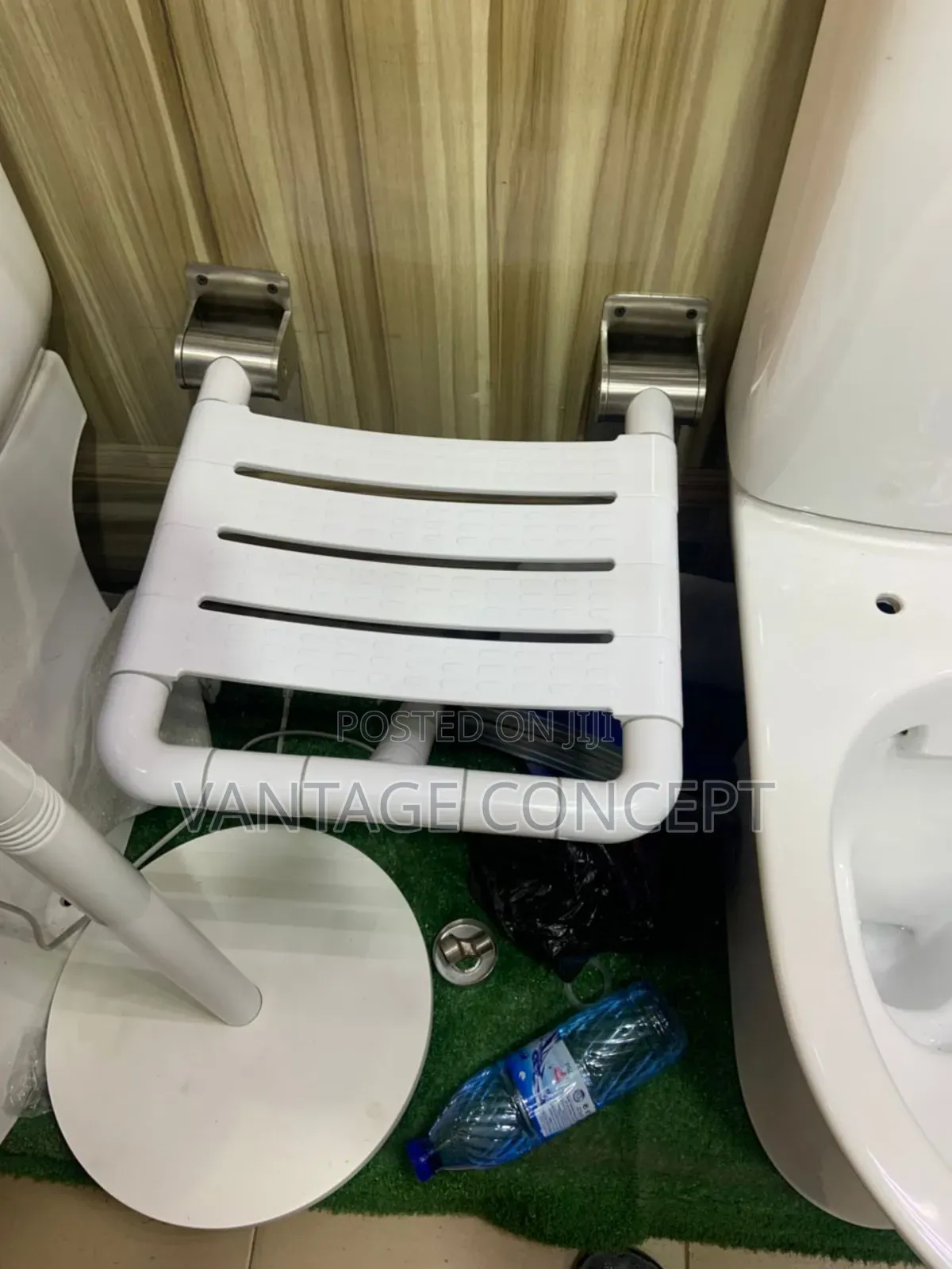 Disabled/Aged People Shower Chair Designed Against Slip