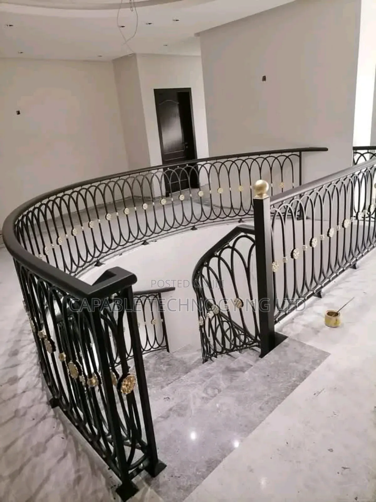Foreign Wronght Iron Staircase Handrails