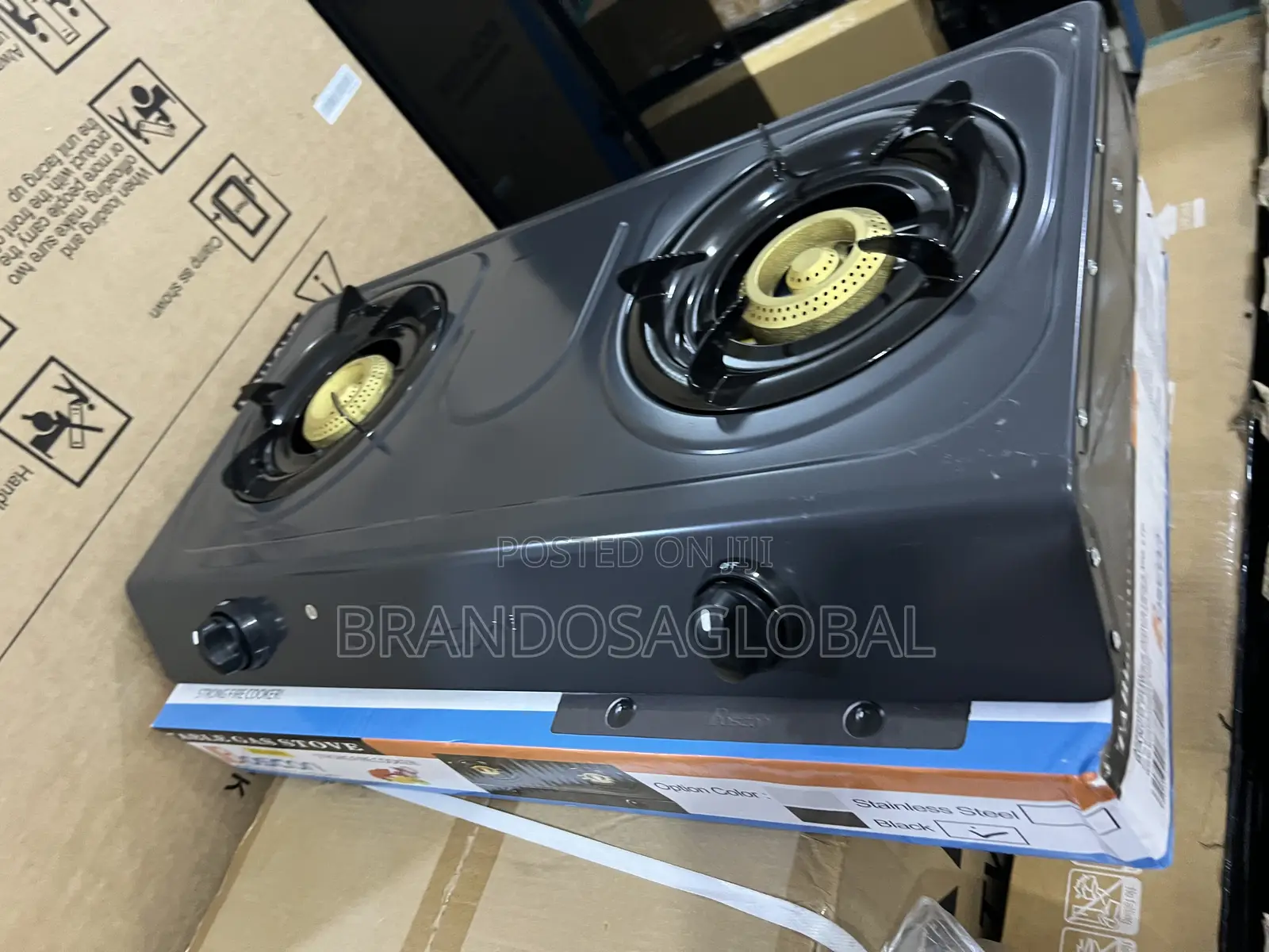 Original Boscon Table Top Gas Stove With Stainless Body