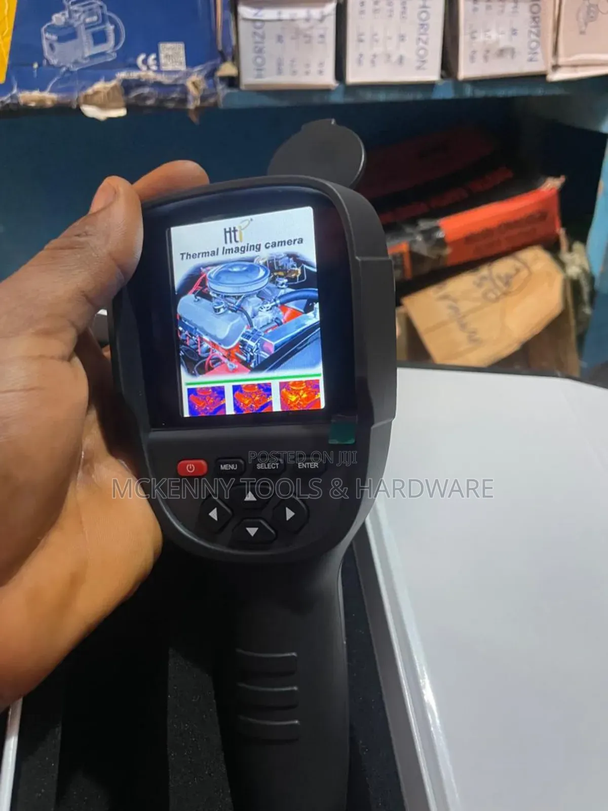 Handheld Thermal Imaging Camera, Likely an Hti Ht-18 or Similar Model