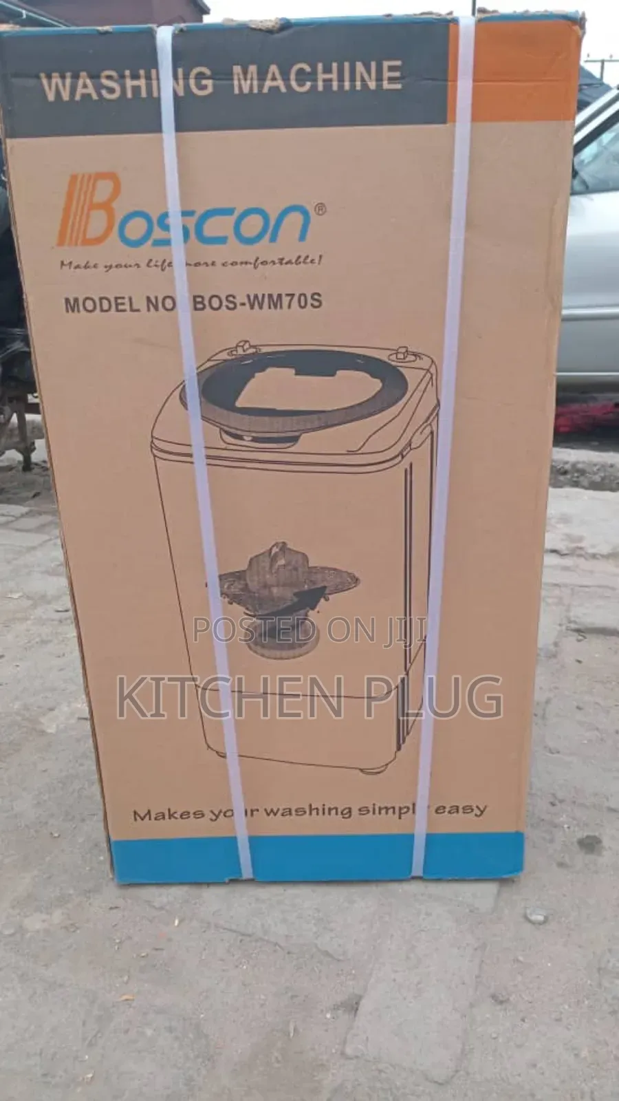 Single Tub Washing Machine 7kg Capacity. 『 Only Wash 』