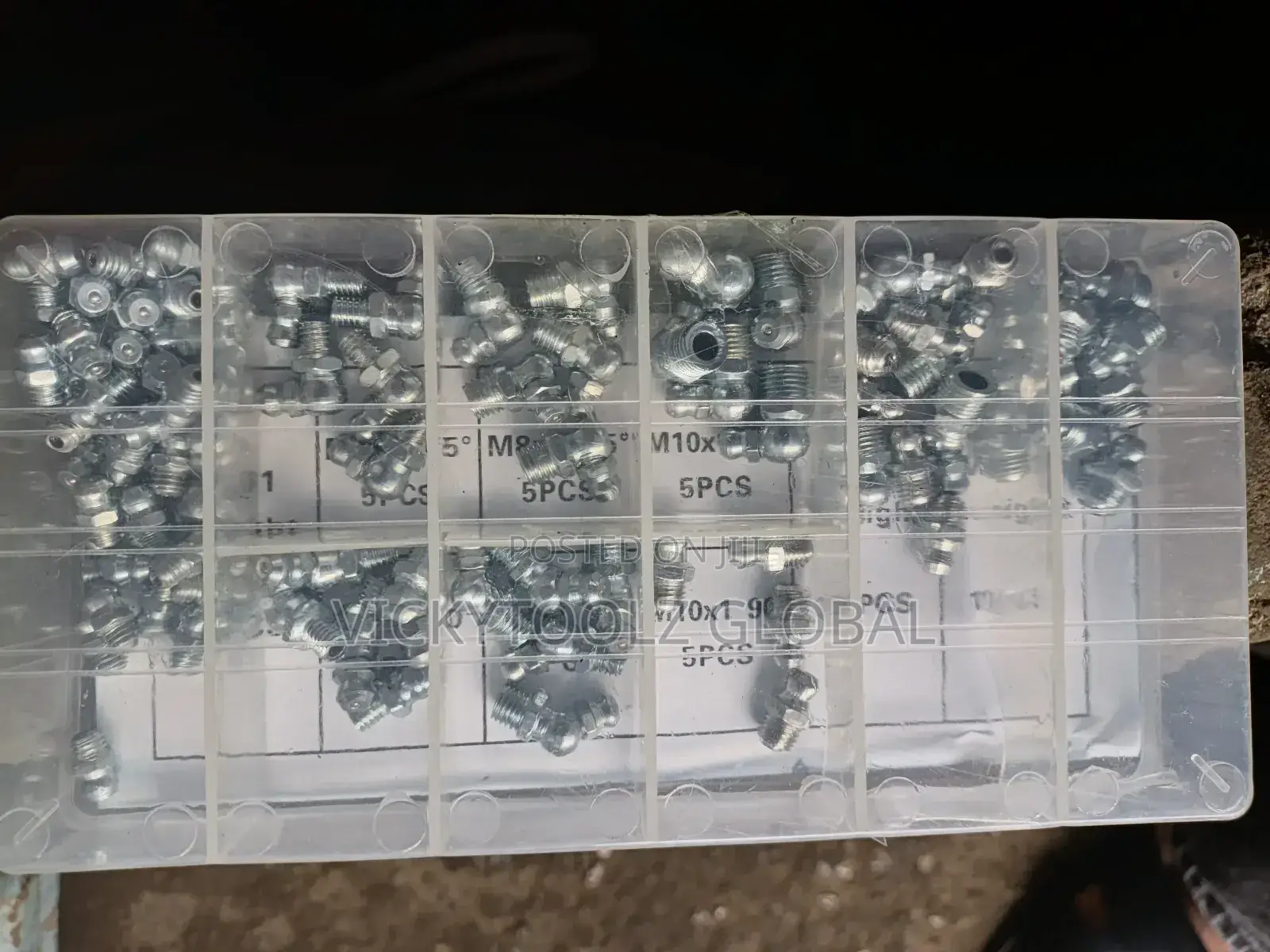 Grease Nipple Fitting Kit 110pcs Set