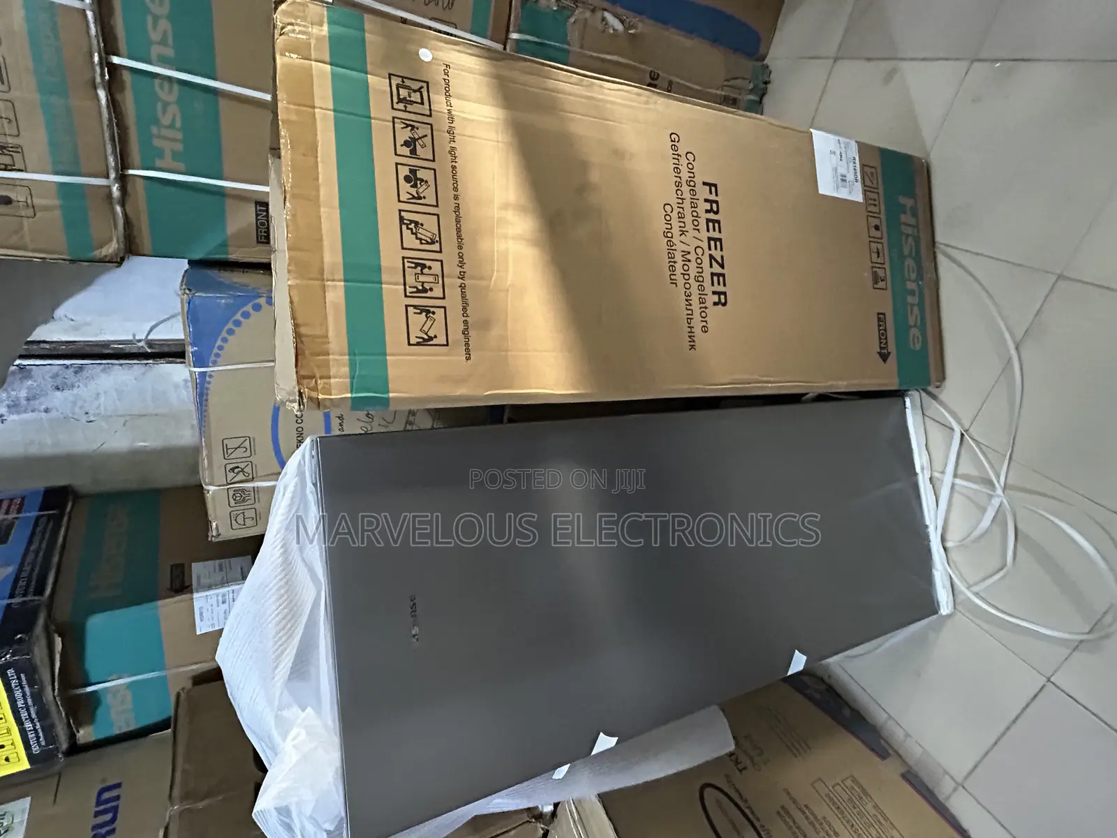 Brand New Original Hisense 7step Upright Freezer Full Copper Engine