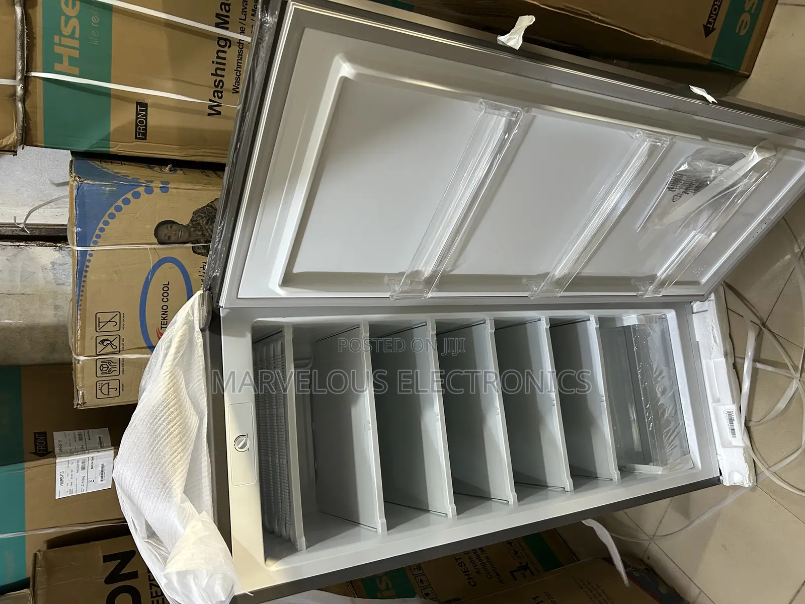 Brand New Original Hisense 7step Upright Freezer Full Copper Engine