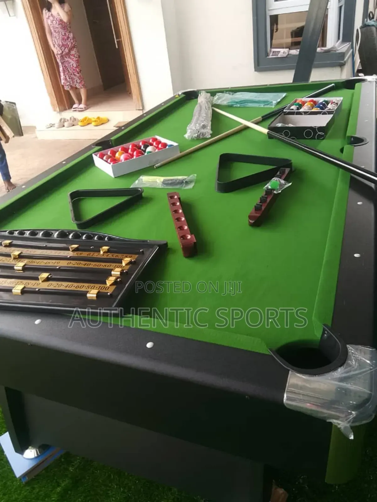America Fitness 8feet Snookerboard With Double Accessories