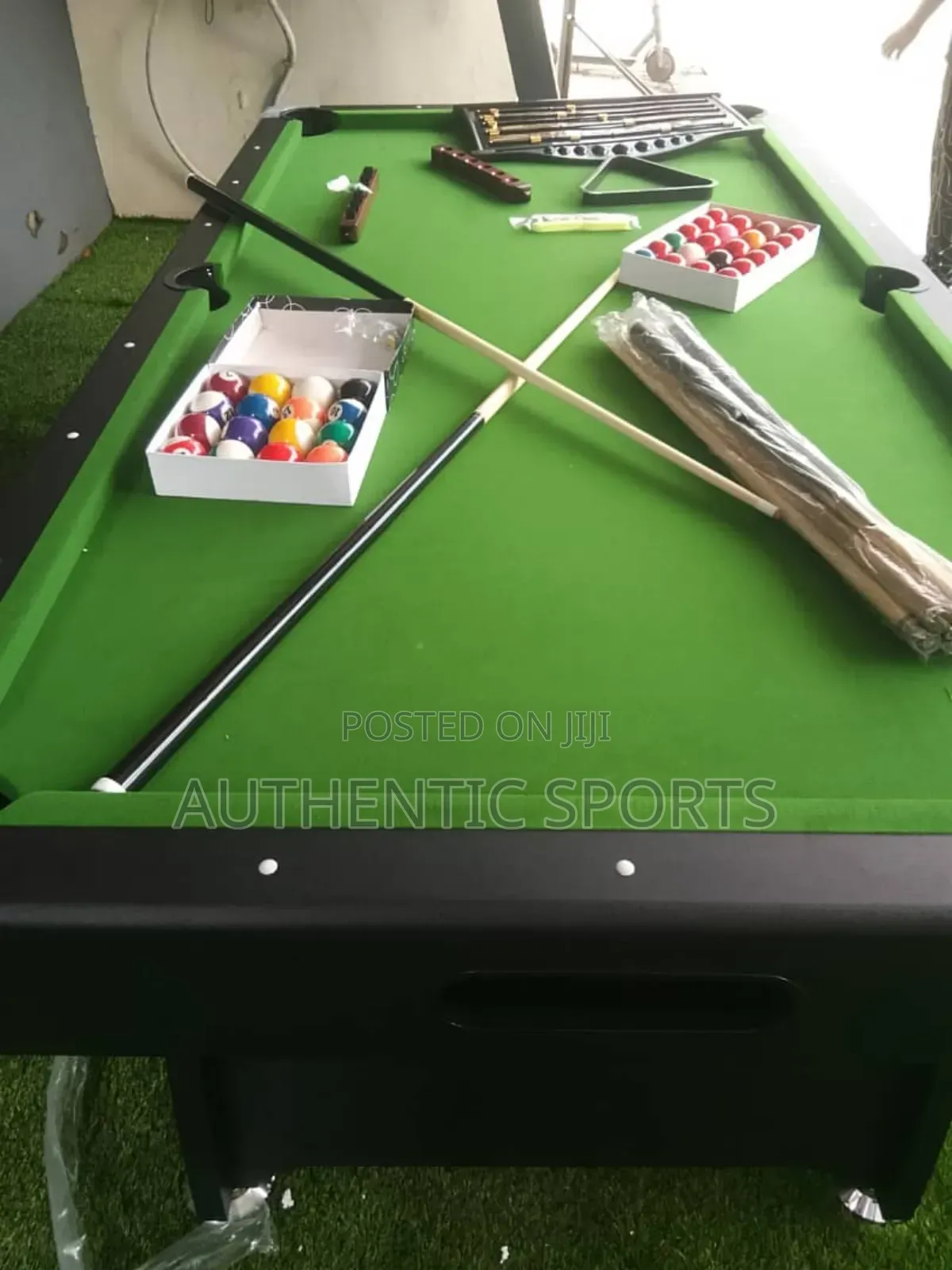 America Fitness 8feet Snookerboard With Double Accessories