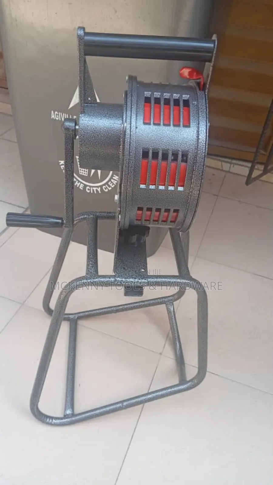 Hand-Cranked Air Raid Siren, Also Known as a Manual Hand-Driven Siren