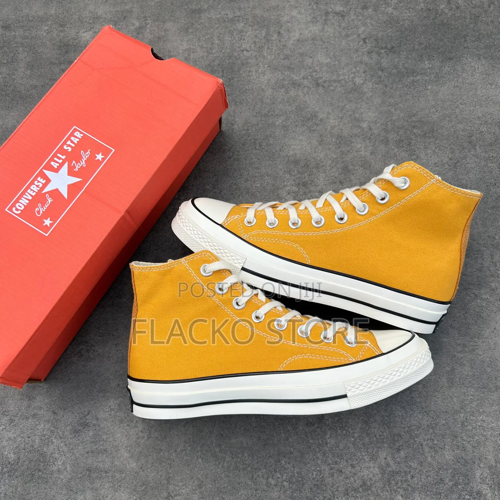 Original Converse Chuck Taylor 70 High Sunflower Sneakers
