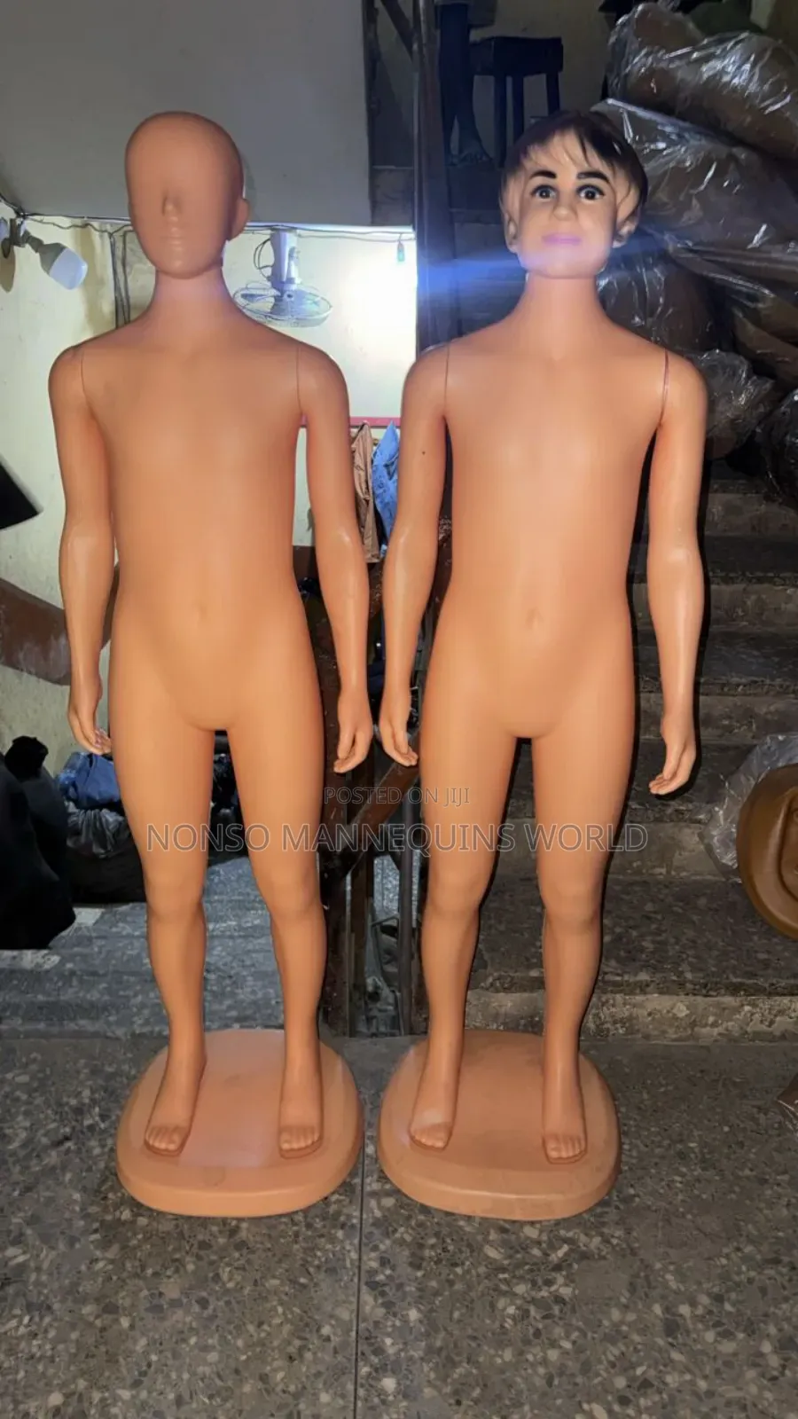 Age 10 To 15 Years Unisex Plastic Kids Mannequins