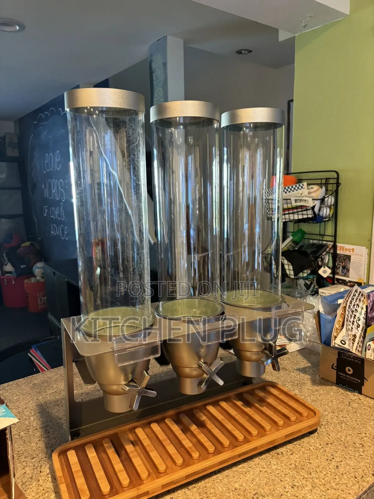 Triple Cereal Dispenser,