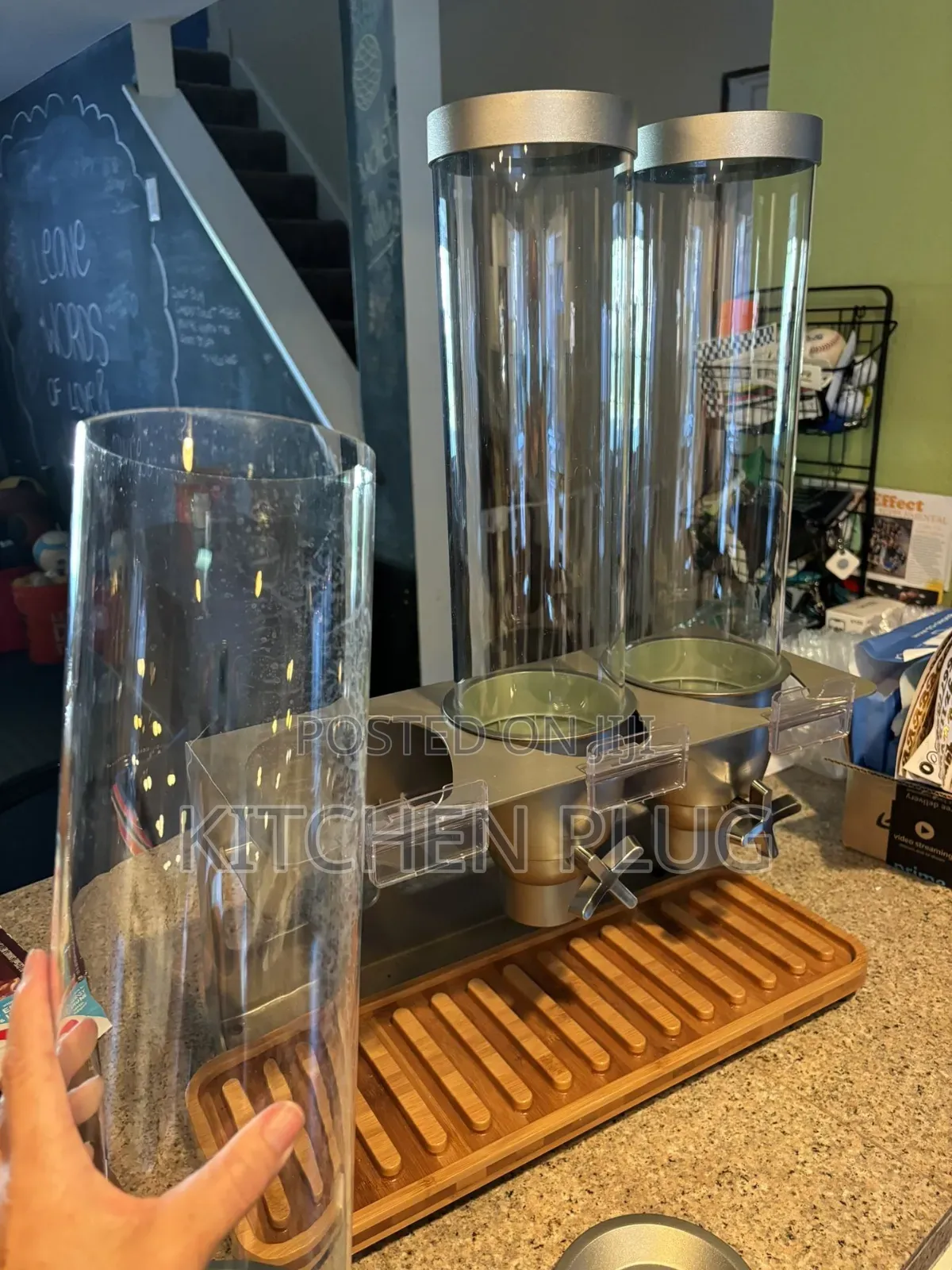 Triple Cereal Dispenser,