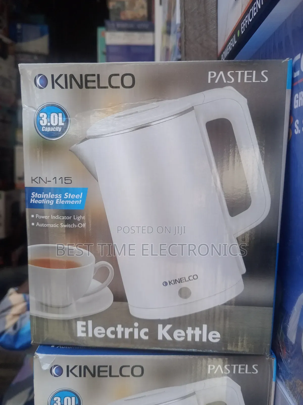 Kinelco 3.0l Electric Kettle/Jug (White)