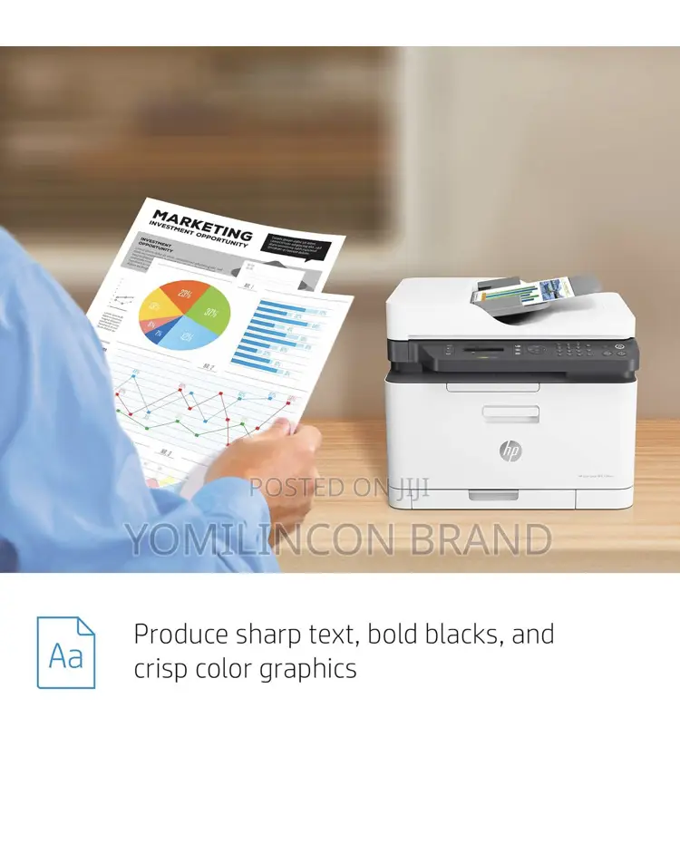 Hp Color Laser 179fnw Wireless All in One Laser Printer