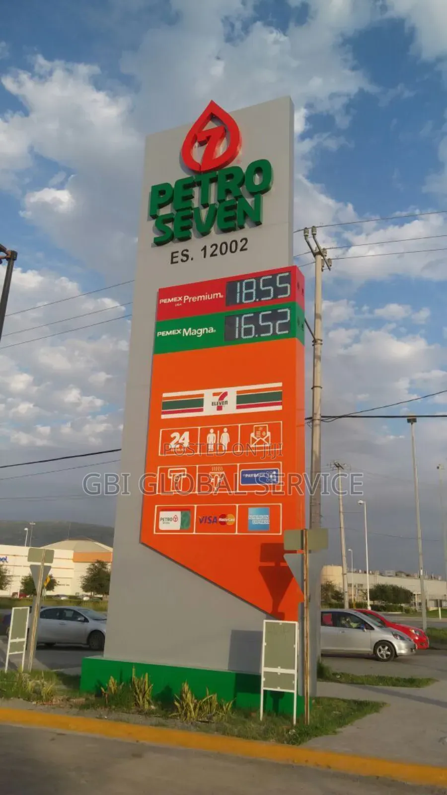 Filling Station Signage Creation