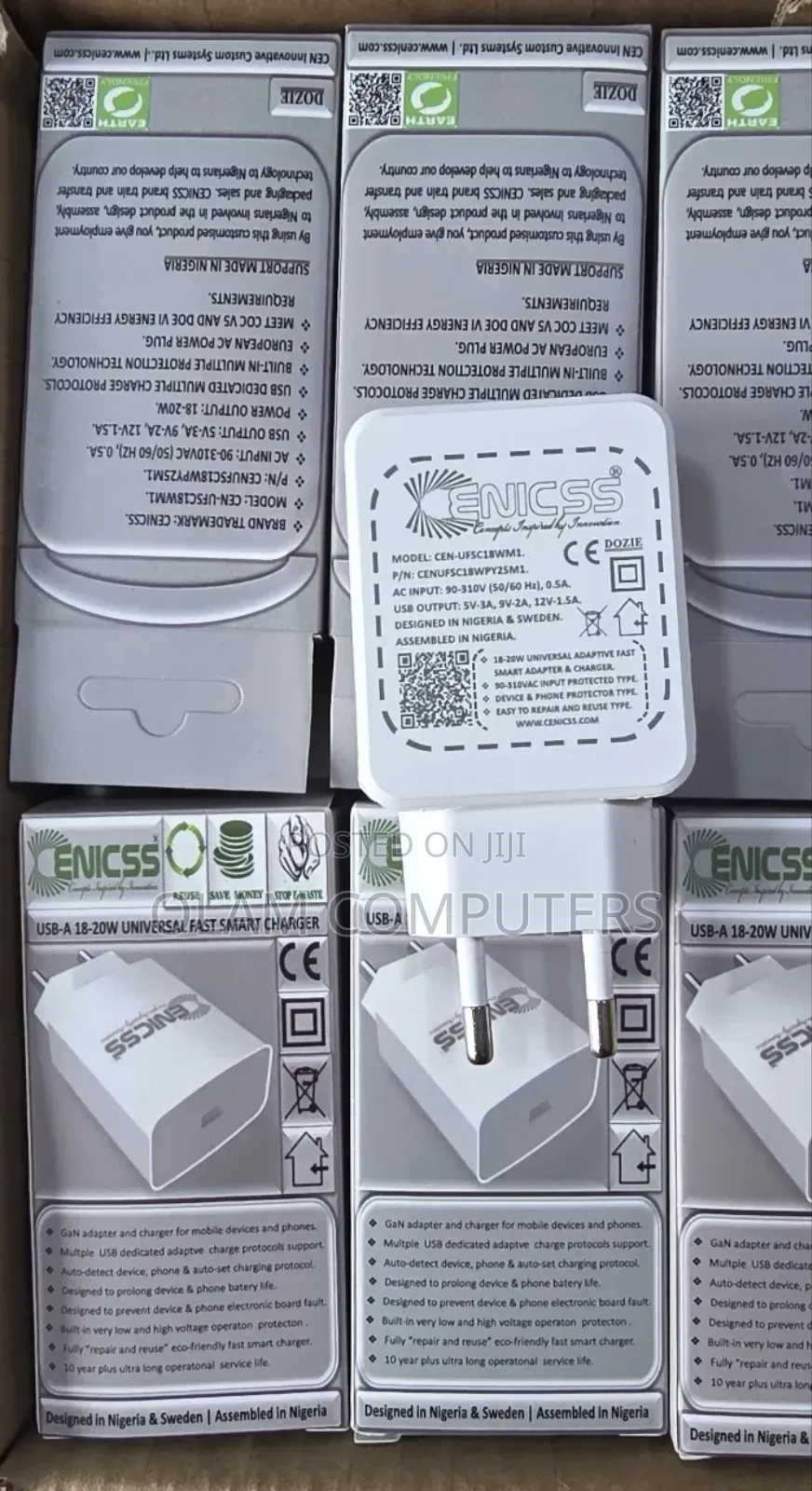 Enicss Usb-a 18-20w Universal Fast Smart Charger