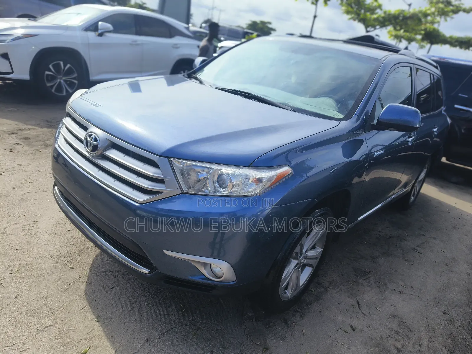 Toyota Highlander Limited 3.5L 2WD 2013 Blue