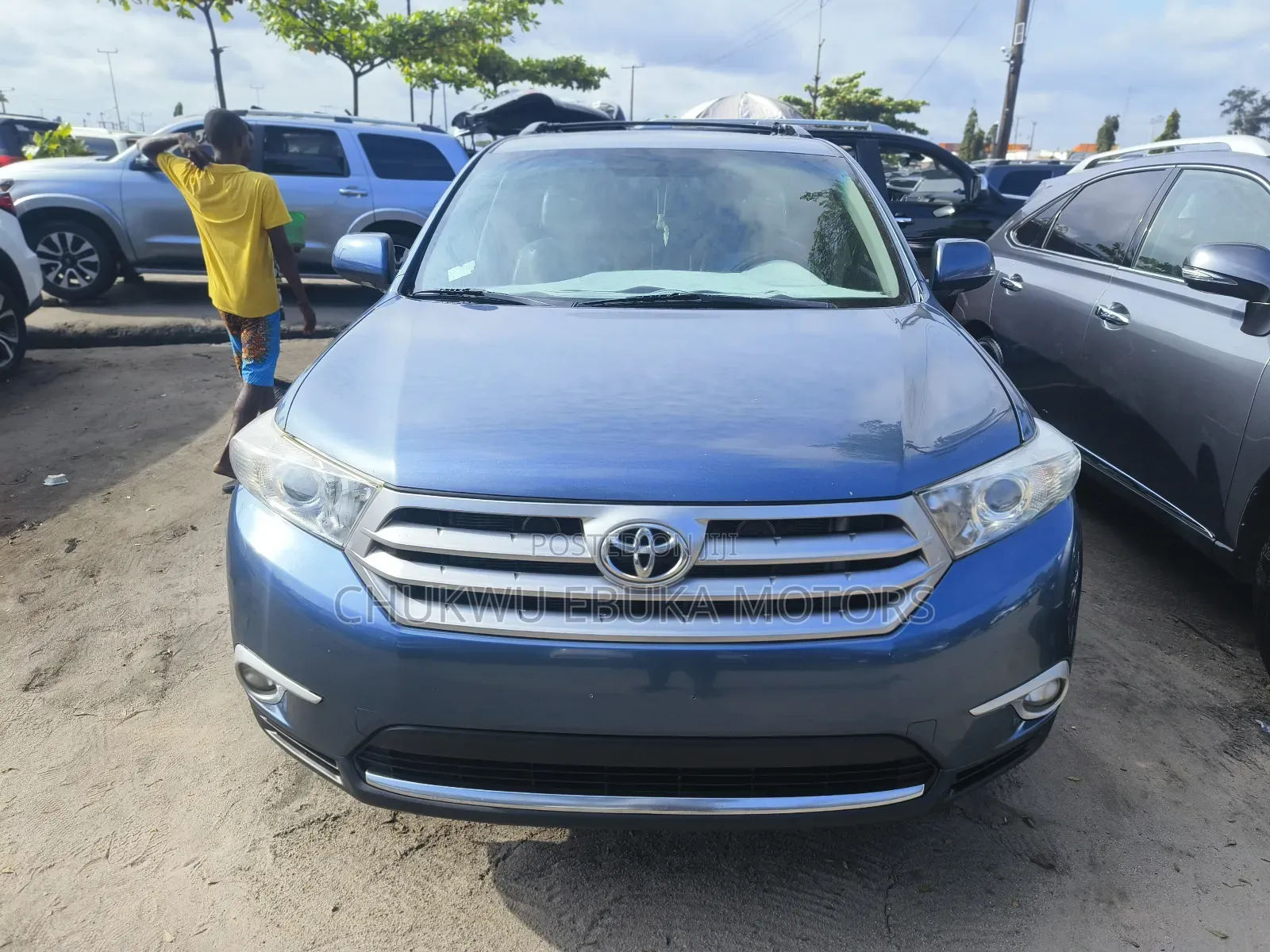 Toyota Highlander Limited 3.5L 2WD 2013 Blue