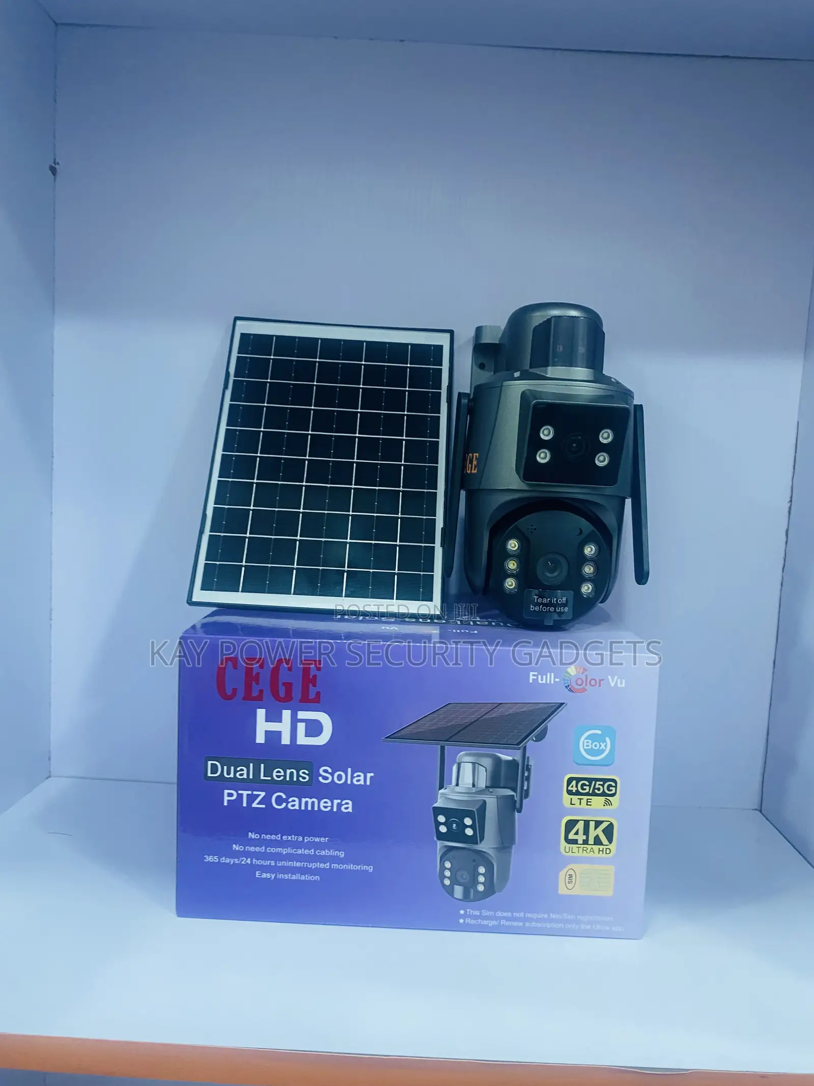 4g Dual Lens Solar Camera (Sd 450)