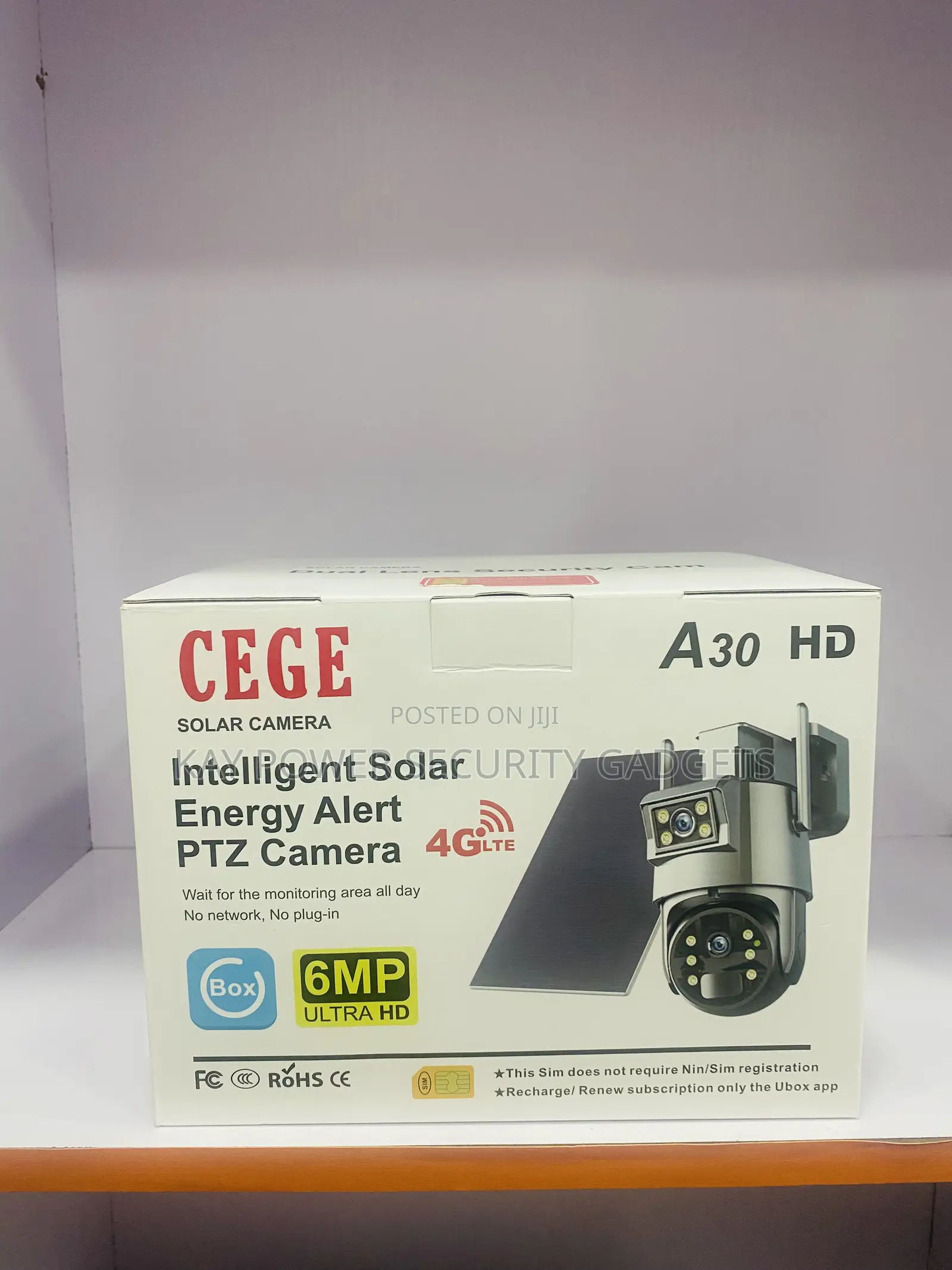 4g Dual Lens Solar Camera (A30)