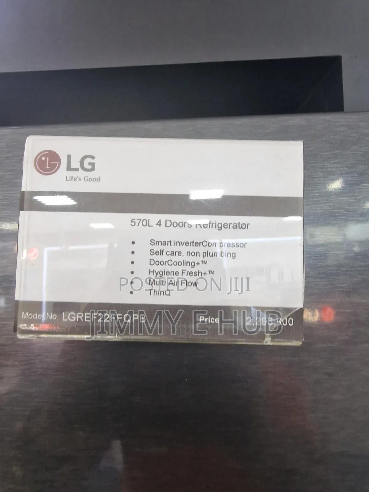 Lg 570l Side by Side Refrigerator Ref 22ffqpb