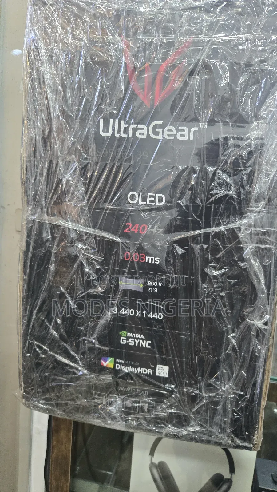 Sealed Lg Ultrageartm 39" Oled 240hz Curved Gaming Monitor