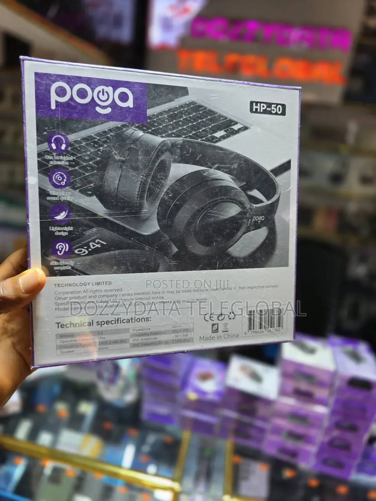 Poga Hp-50 Bassup Headphone