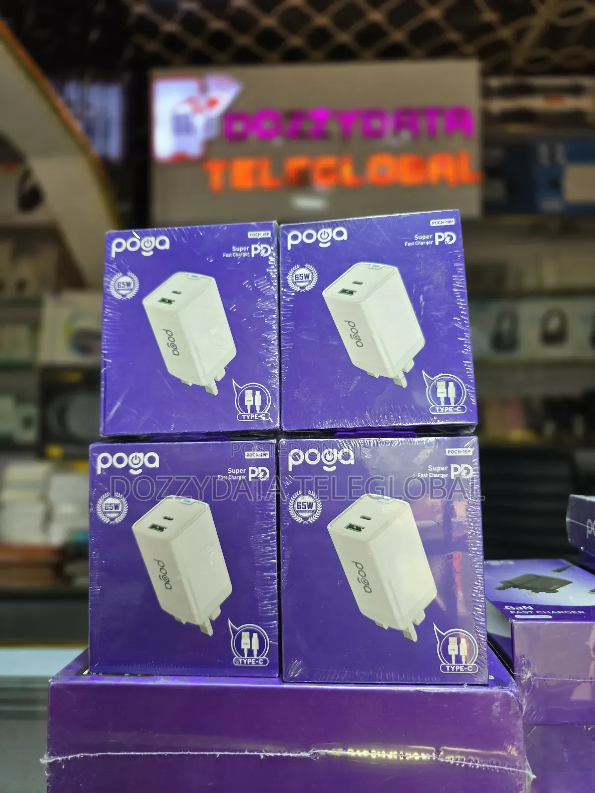Poga 65w Poch-19p Type C Super Fast Charger