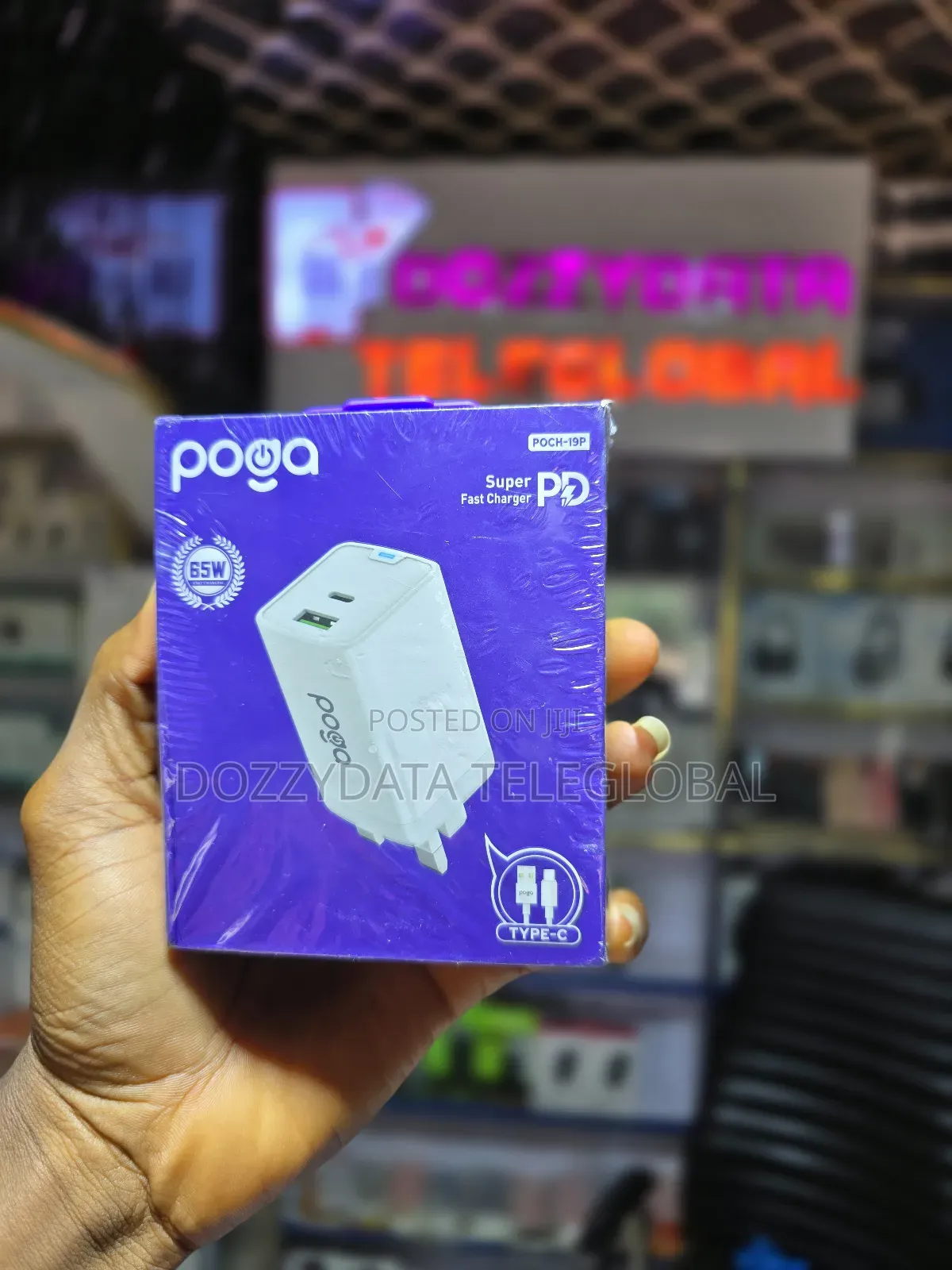 Poga 65w Poch-19p Type C Super Fast Charger