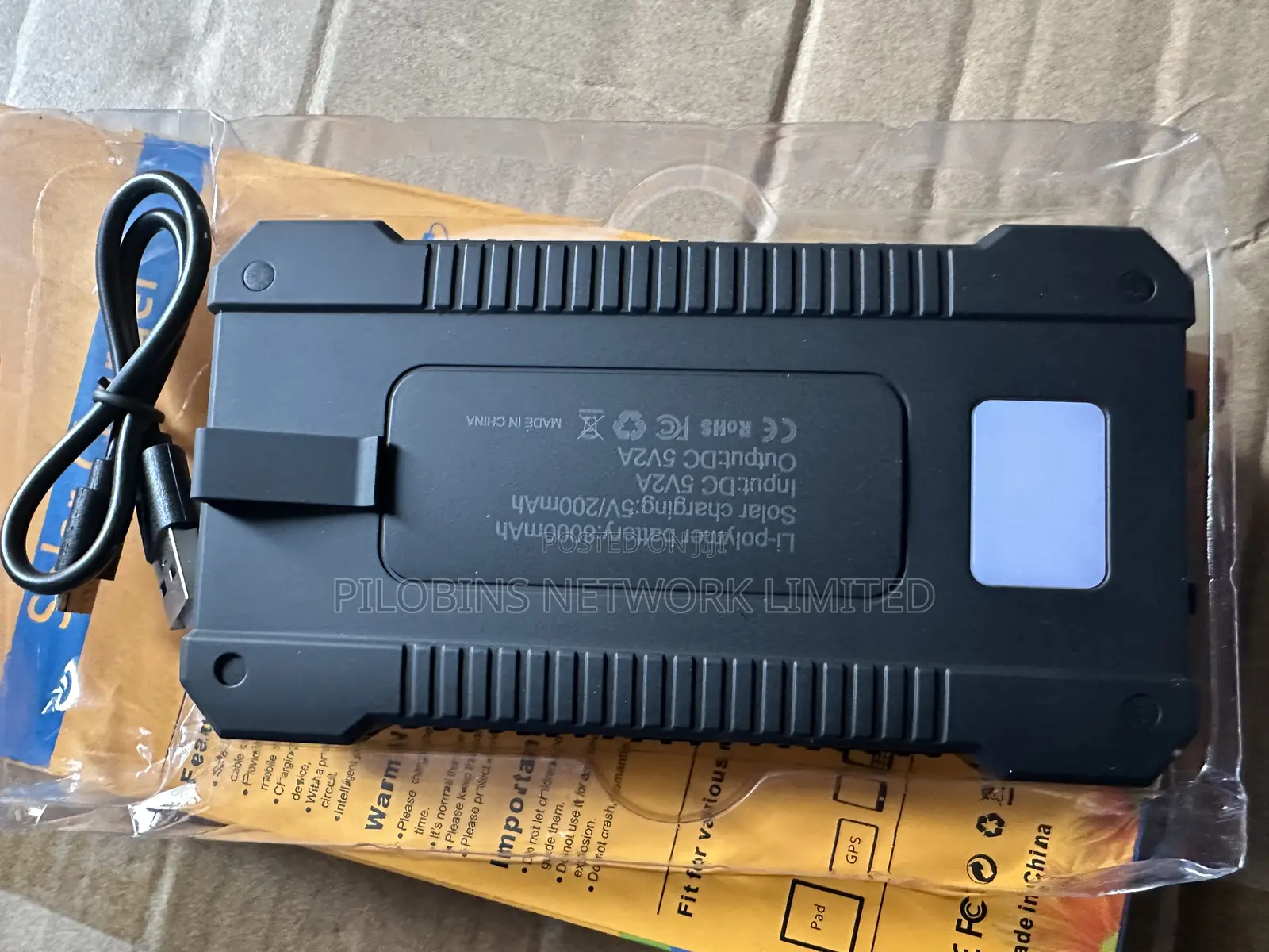 10,000 Mah Solar Power Bank