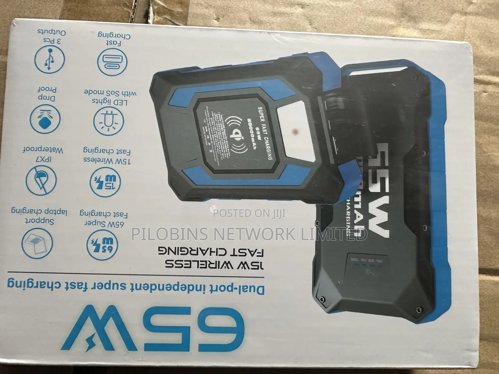 20,000 Mah Powerbank With Wireless Charging