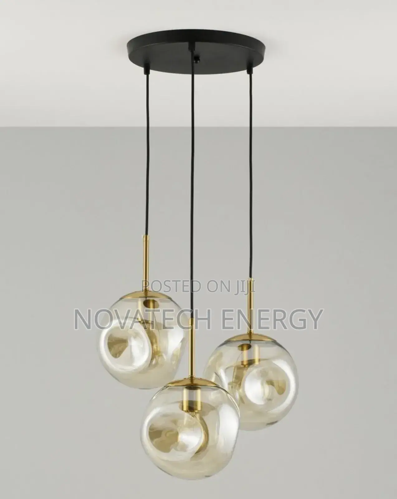 3 in 1 Glass Dropping Pendant Light for Homes Etc