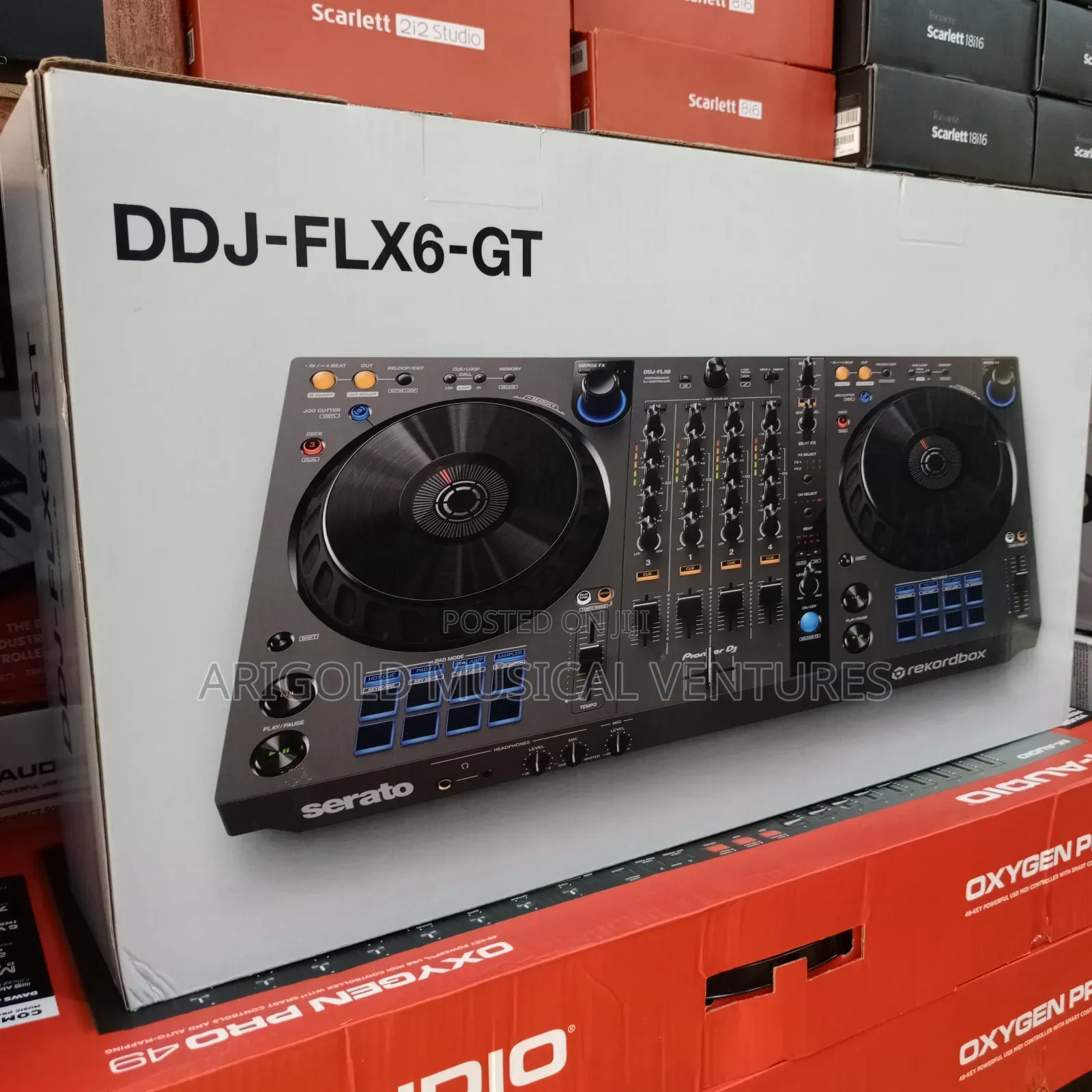 Professionals Pioneer Dj Controller Serato DDJ Flx6 Gt 