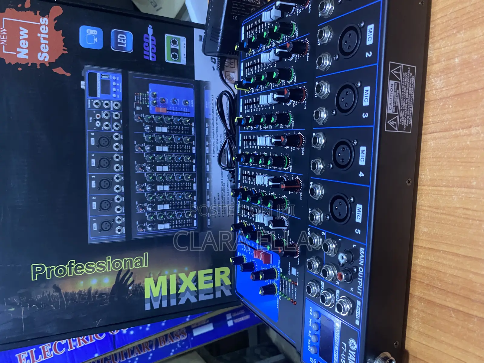 Professional 7 Channel Mixer