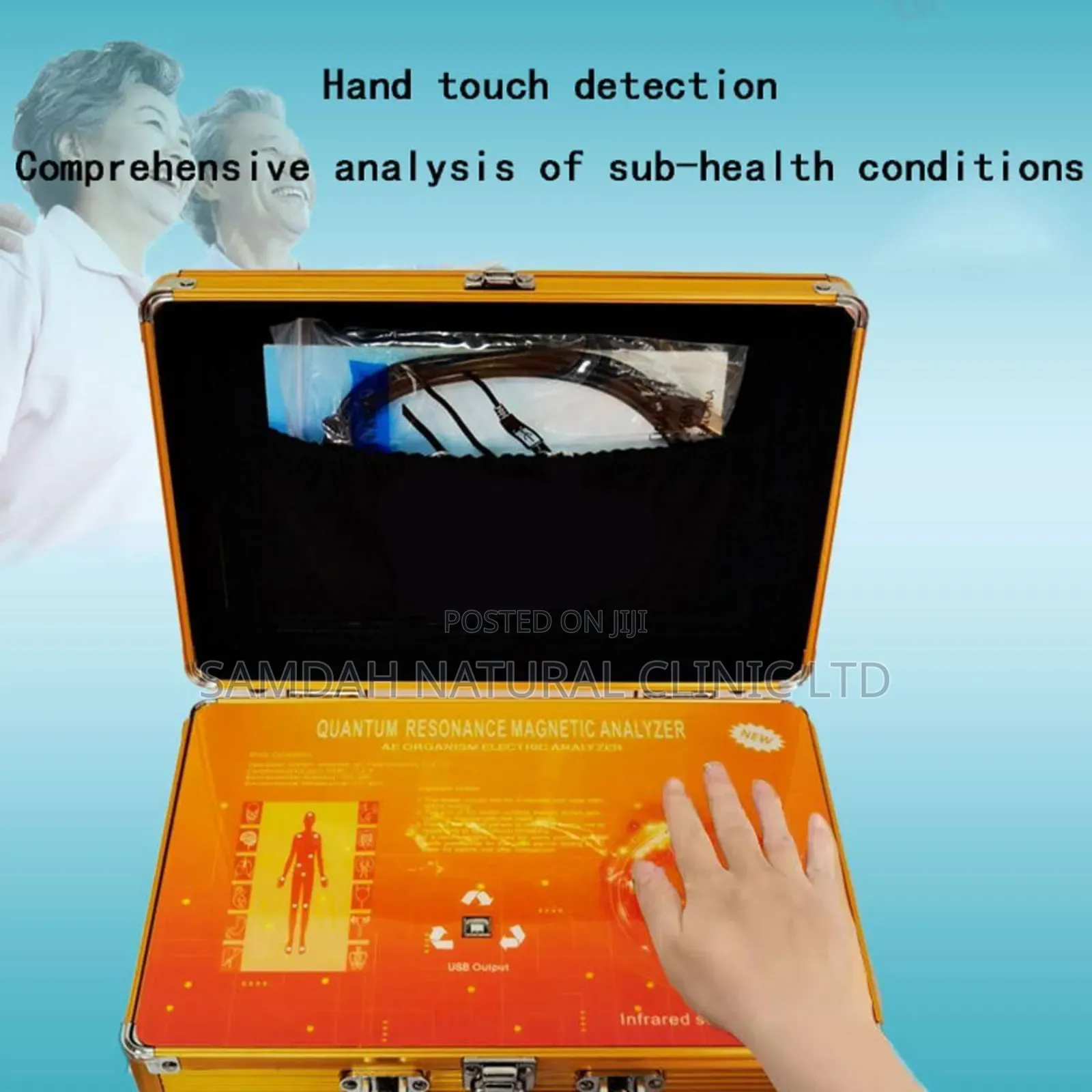 Quantum Resonance Magnetic Analyzer