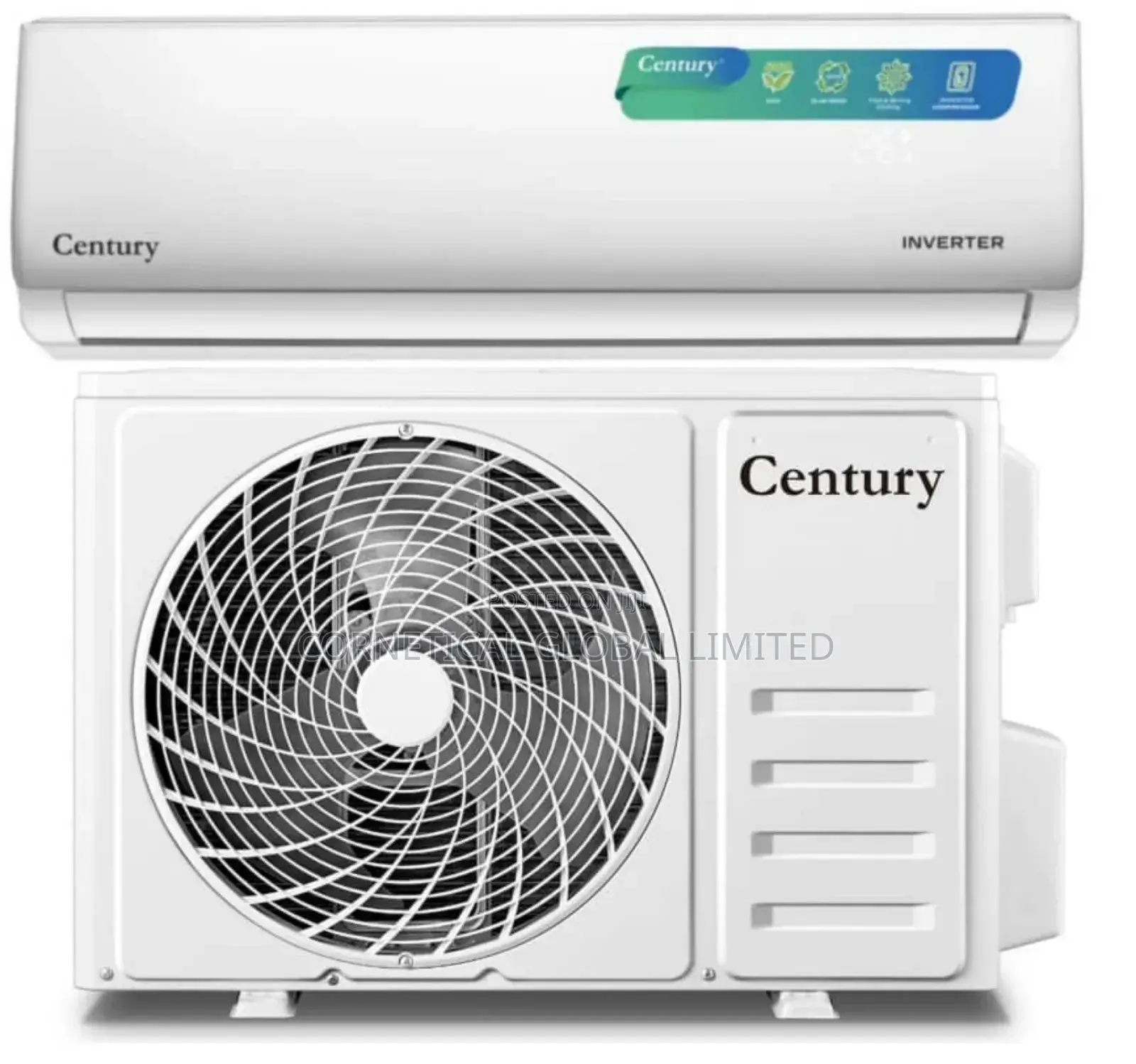 Century 1.5hp Inverter Air Conditioner R410 Split Ac With Complete Kit