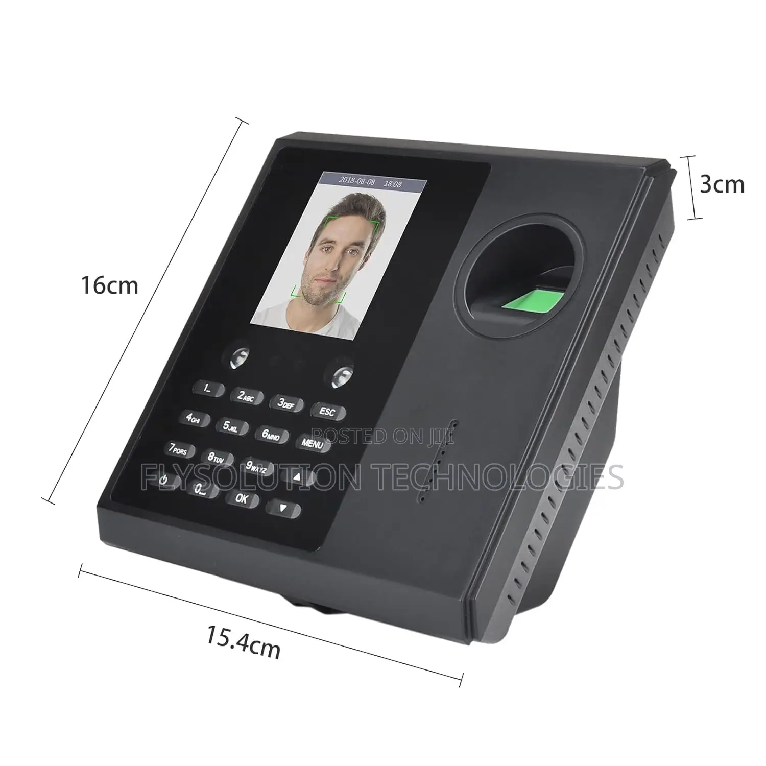 Biometric Face And Fingerprint Time Attendance Machine For Employees
