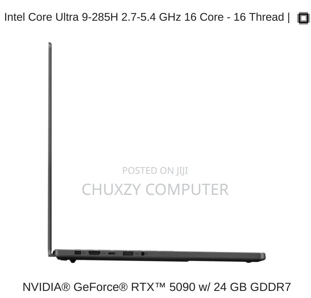 New Laptop Asus ROG Zephyrus G16 64GB Intel Core Ultra 9 SSD 2T