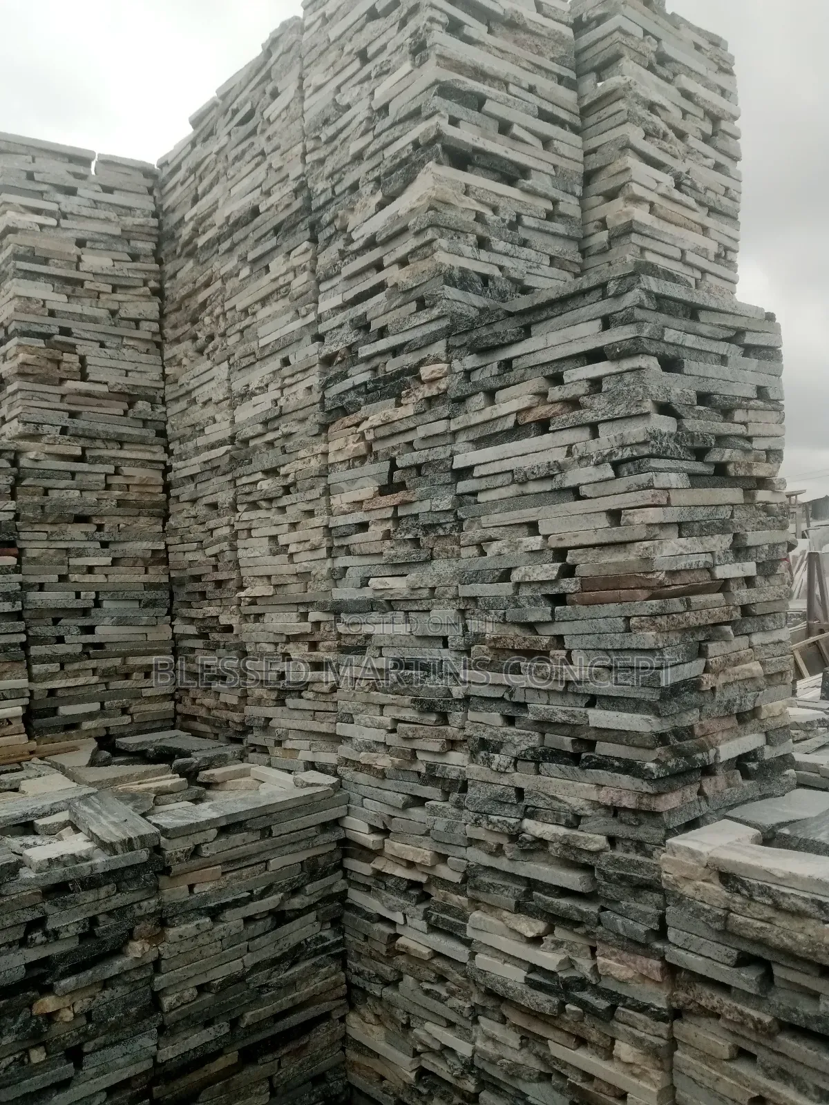 Marble Stone, Good for Pillars, Fence,Outside Wall,Etc.Sold Per Pallet