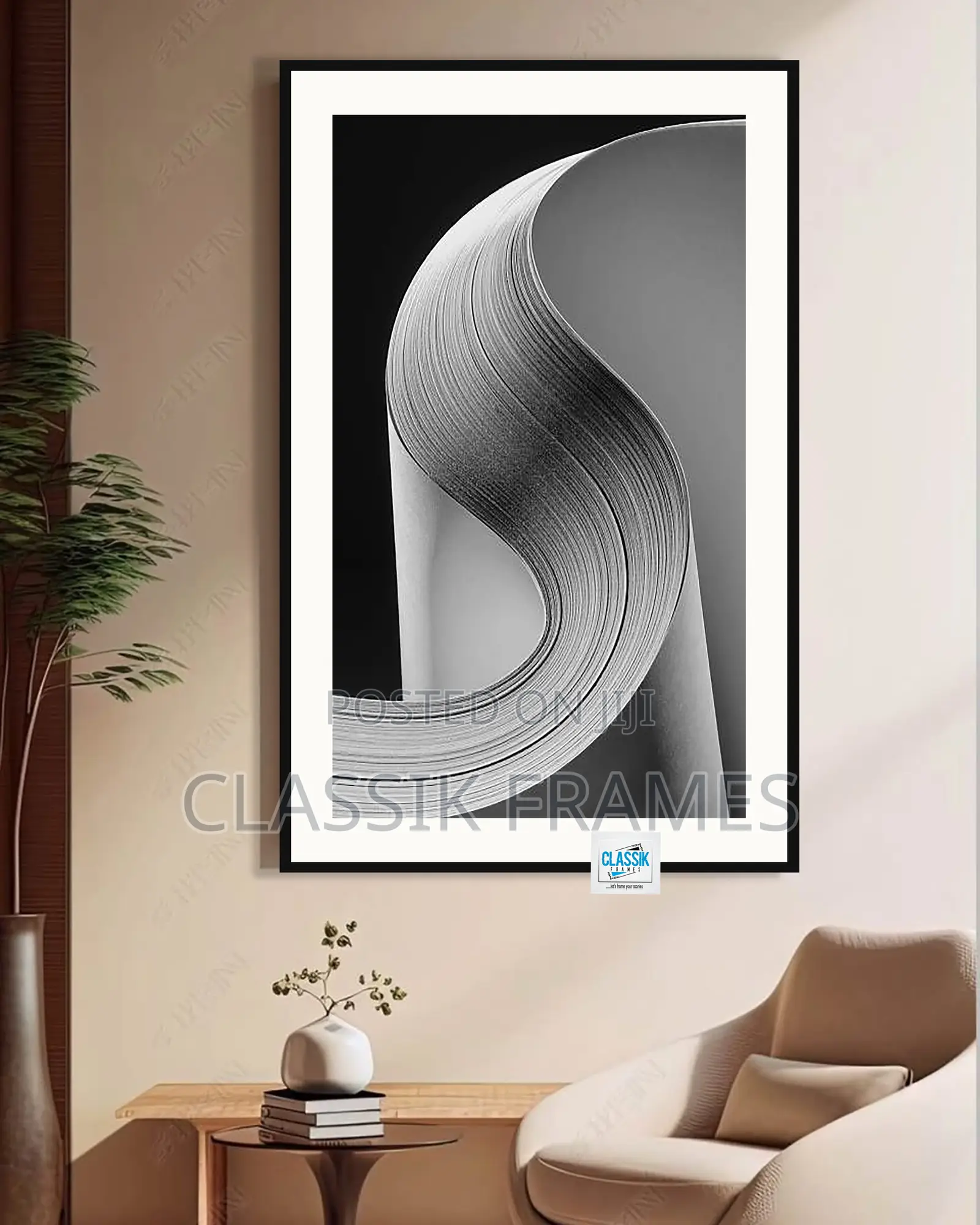 Hd Framed Abstract Gidi Painting Wallart